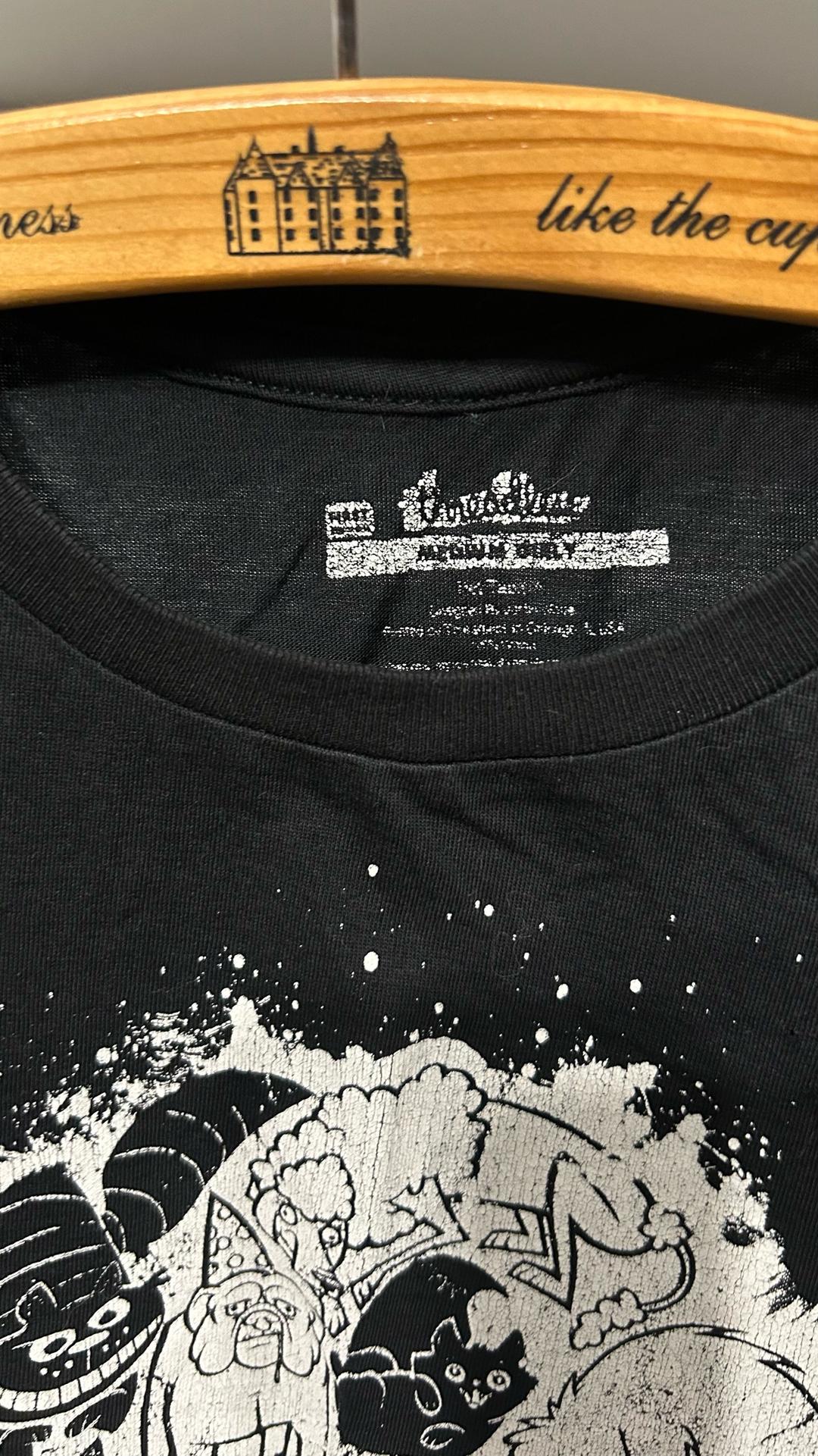 Threadless Коллекционная гик-футболка Threadless - «Yin Yang Pets / Мульт-герои» — фото 2