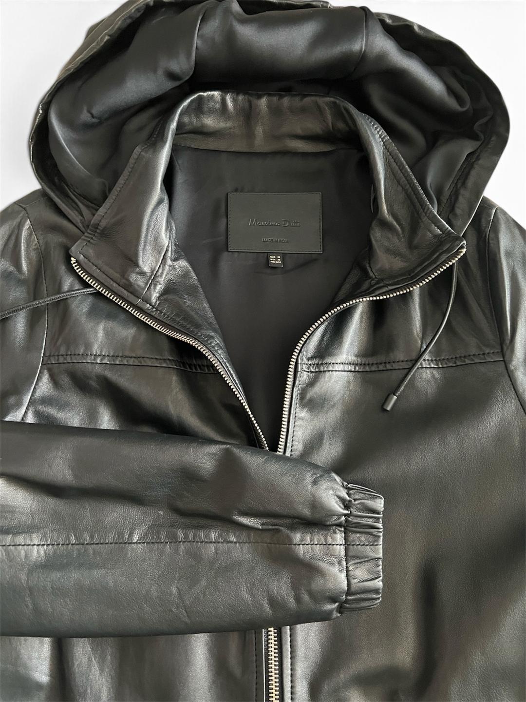 Massimo Dutti Кожаный плащ Massimo Dutti — фото 2