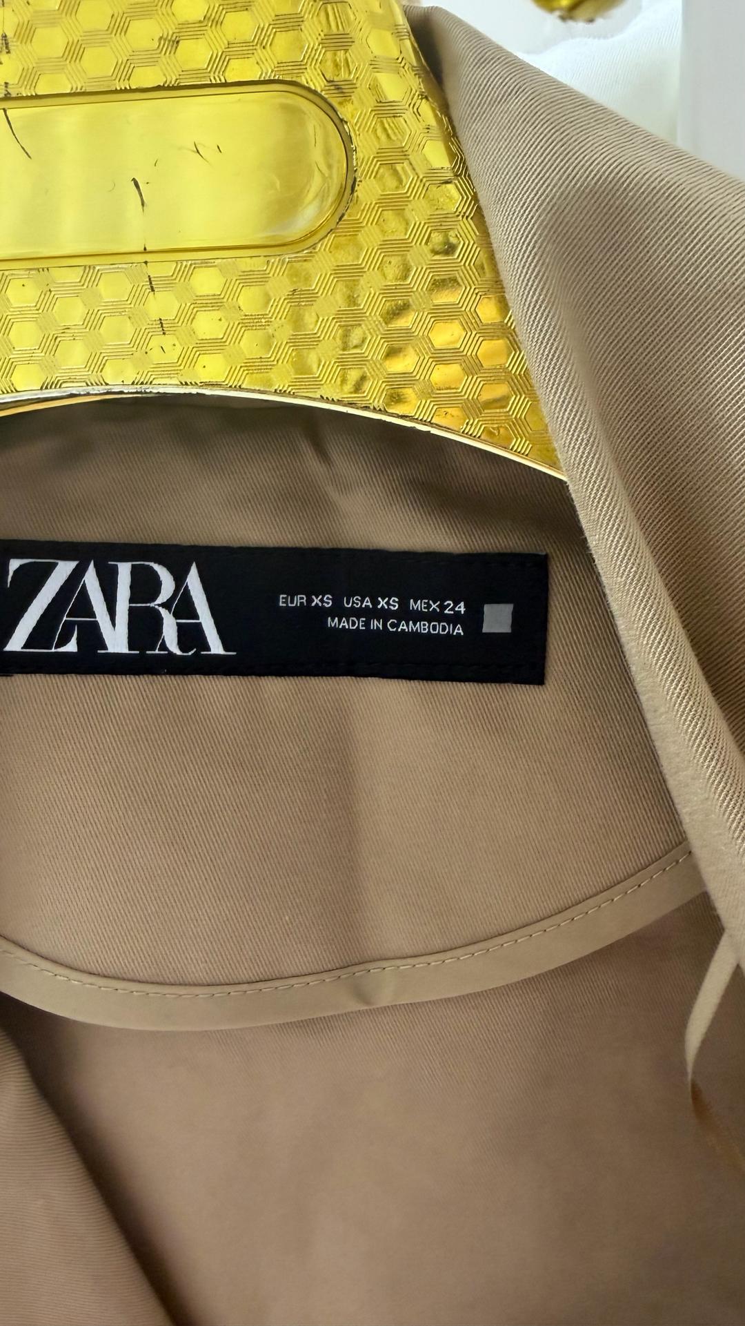 Zara Укороченный тренч ZARA — фото 2