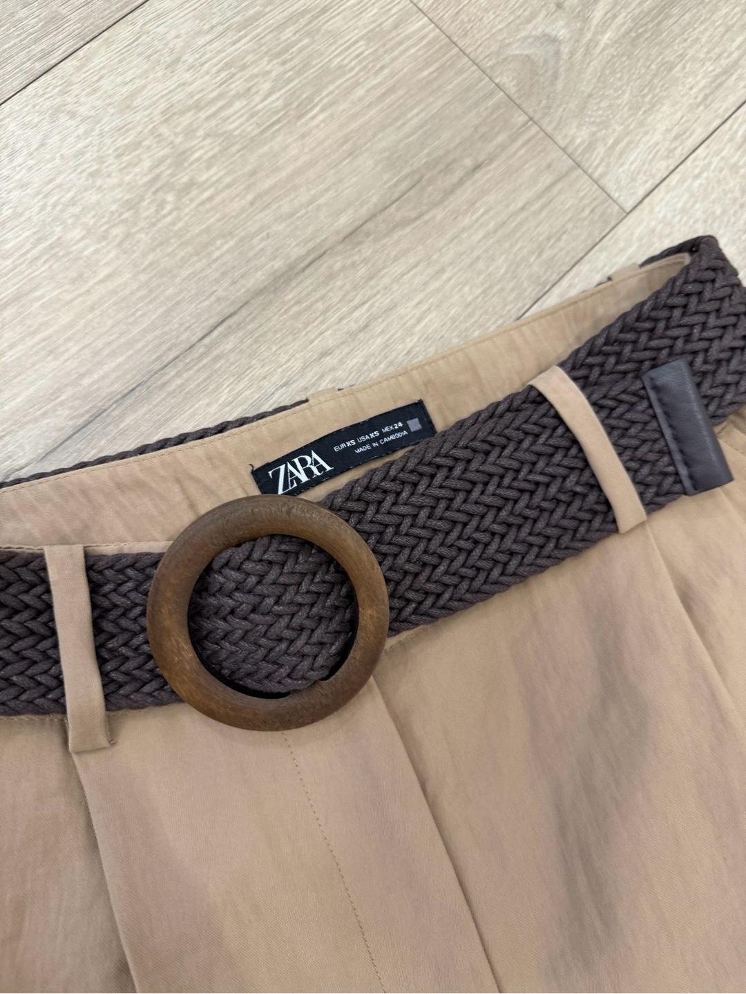 Zara Шорты ZARA с ремнем — фото 2