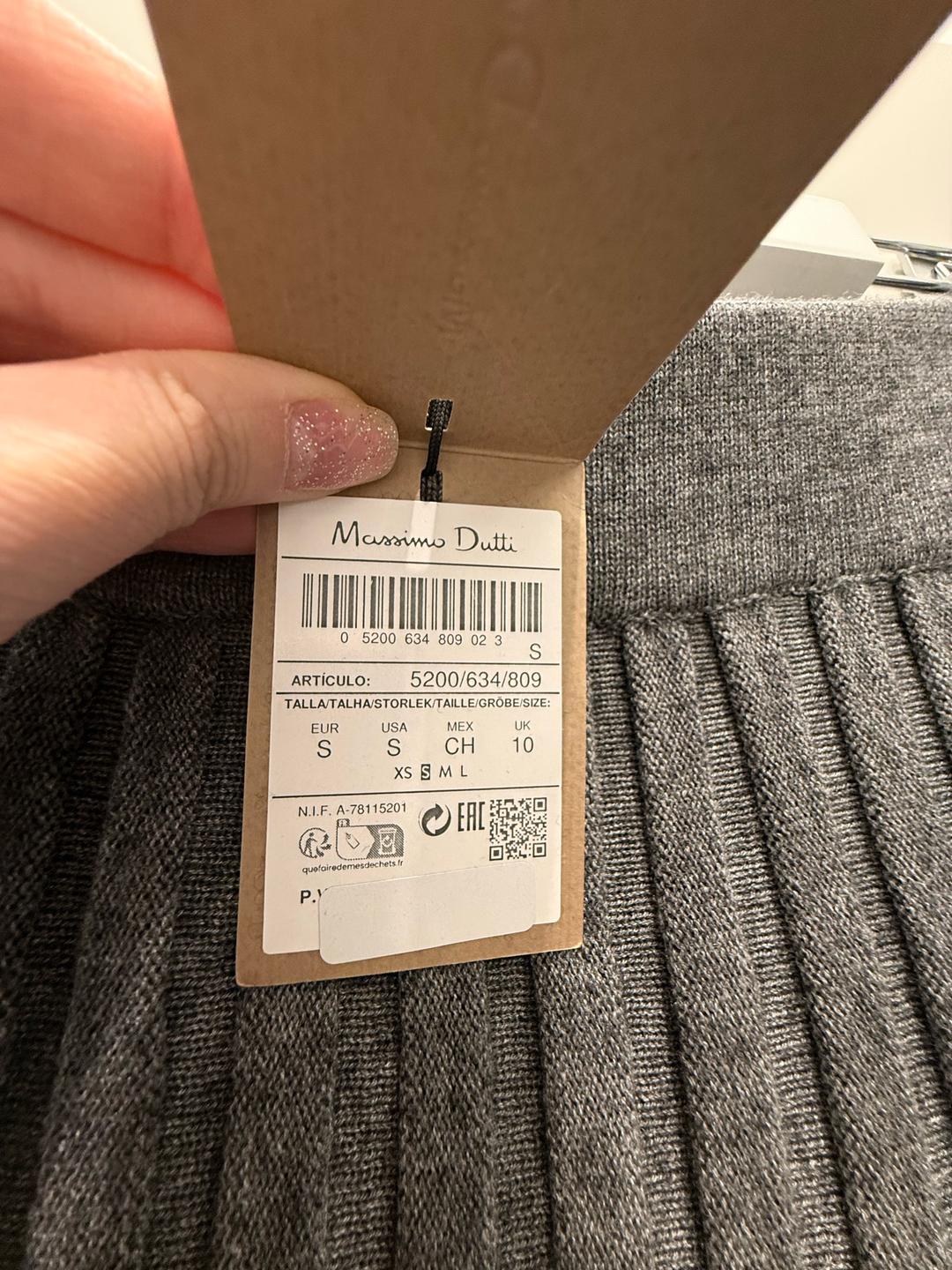 Massimo Dutti Юбка Massimo Dutti плиссированная трикотажная — фото 2