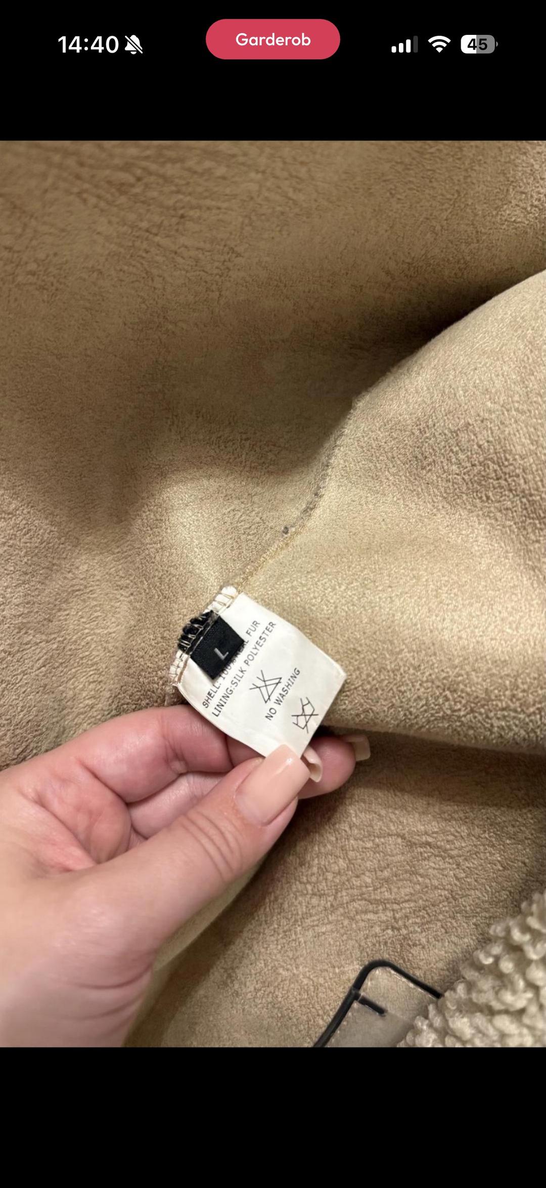 NoName Пальто тедди — фото 2
