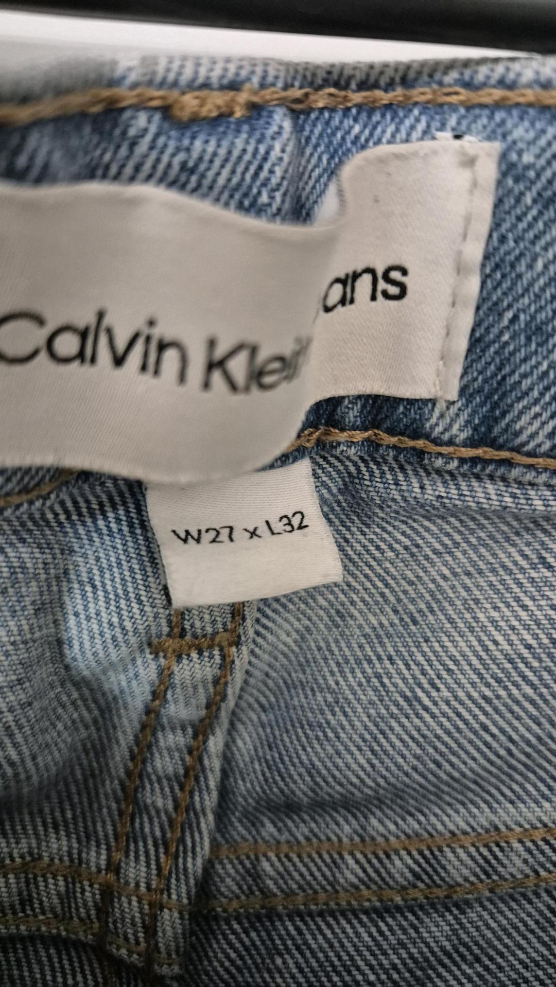 Calvin Klein Джинсы Calvin Klein Jeans Wide Leg, высокая посадка, оригинал — фото 2