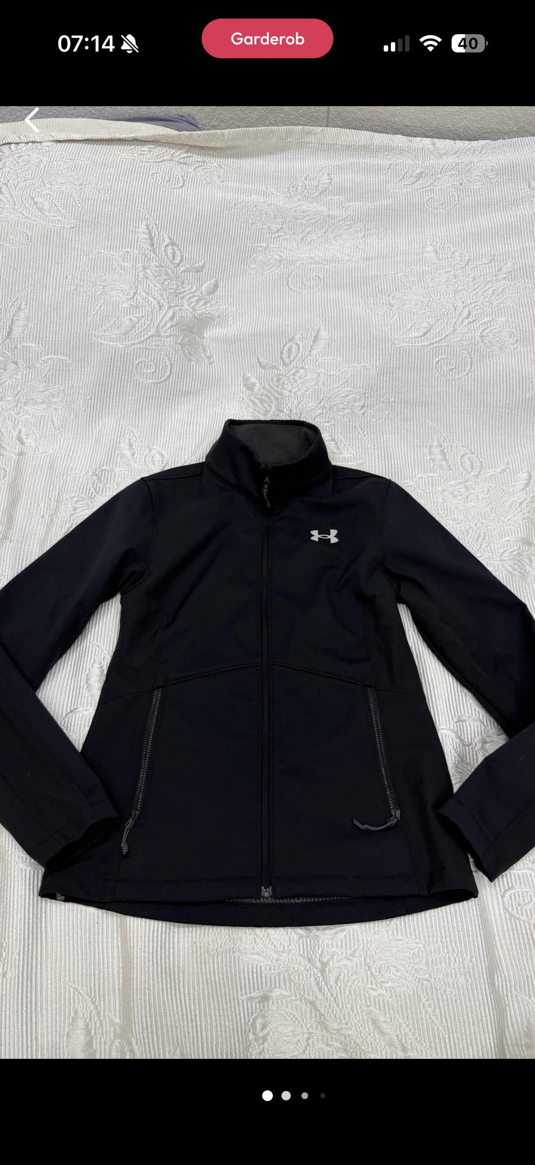 Under Armour Женская Куртка-ветровка Under Armour оригинал, Размер S. На Флисе теплая — фото 2