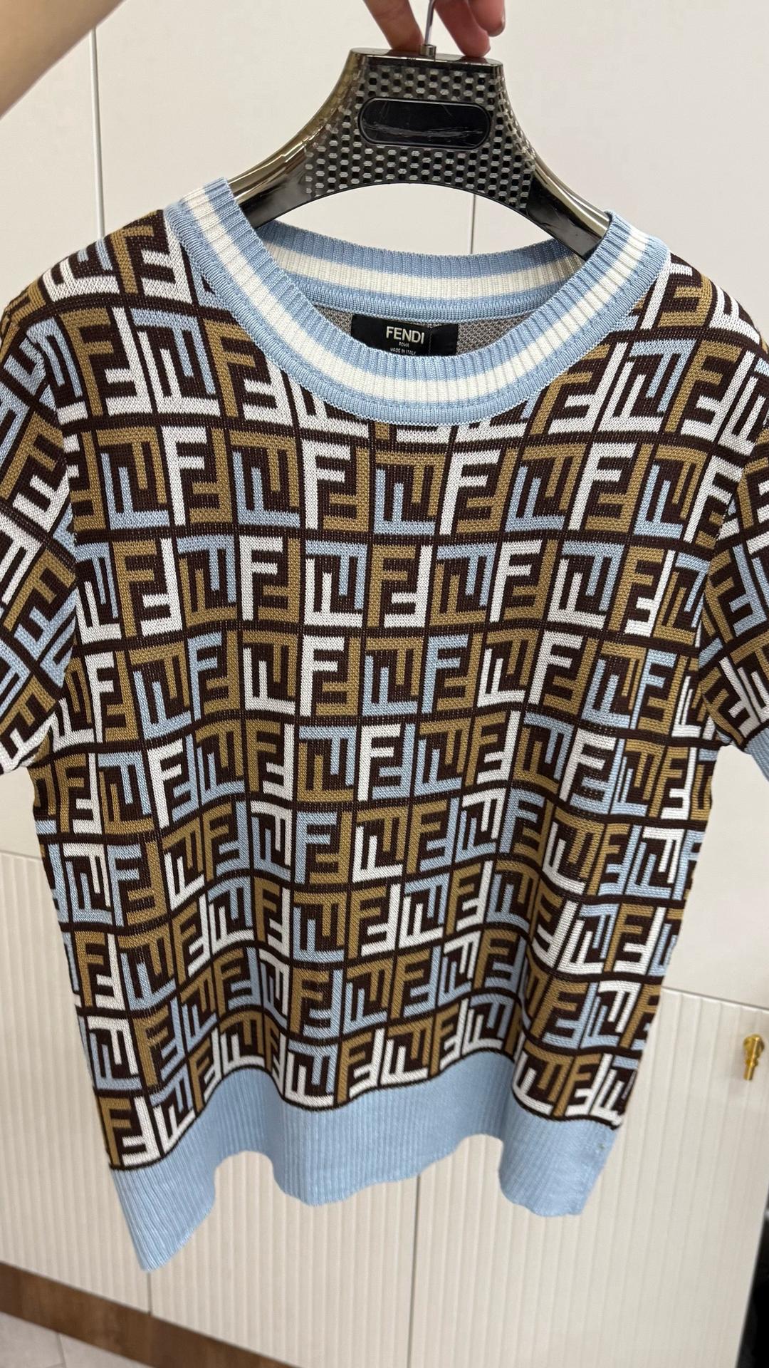 Fendi Трикотажная футболка Fendi — фото 2