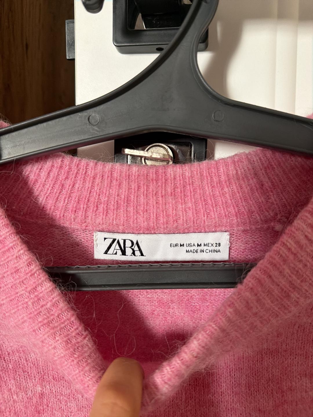 Zara Свитер Zara розовый M — фото 2