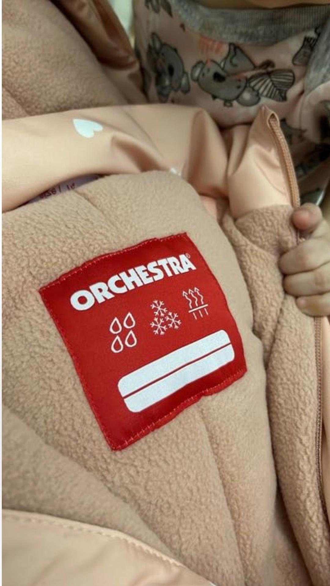 Orchestra Зимний комбинезон Orchestra для девочки — фото 2