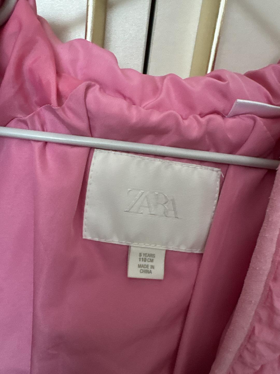 Zara Стеганая куртка ZARA для девочки — фото 2