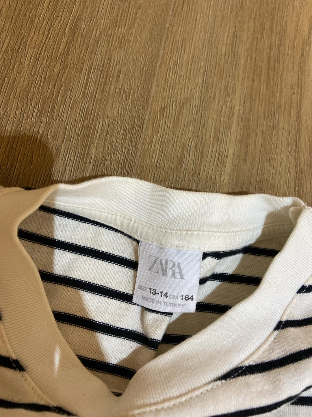 Zara Лонгслив Zara в полоску — фото 2