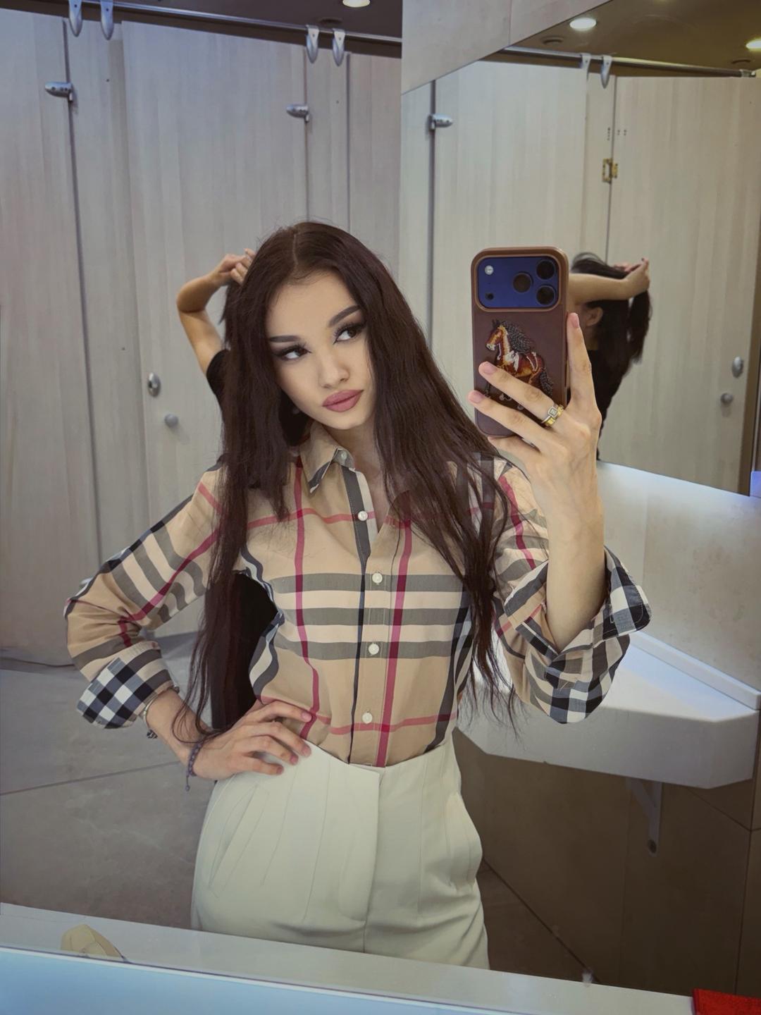 Burberry Рубашка Burberry в клетку — фото 2