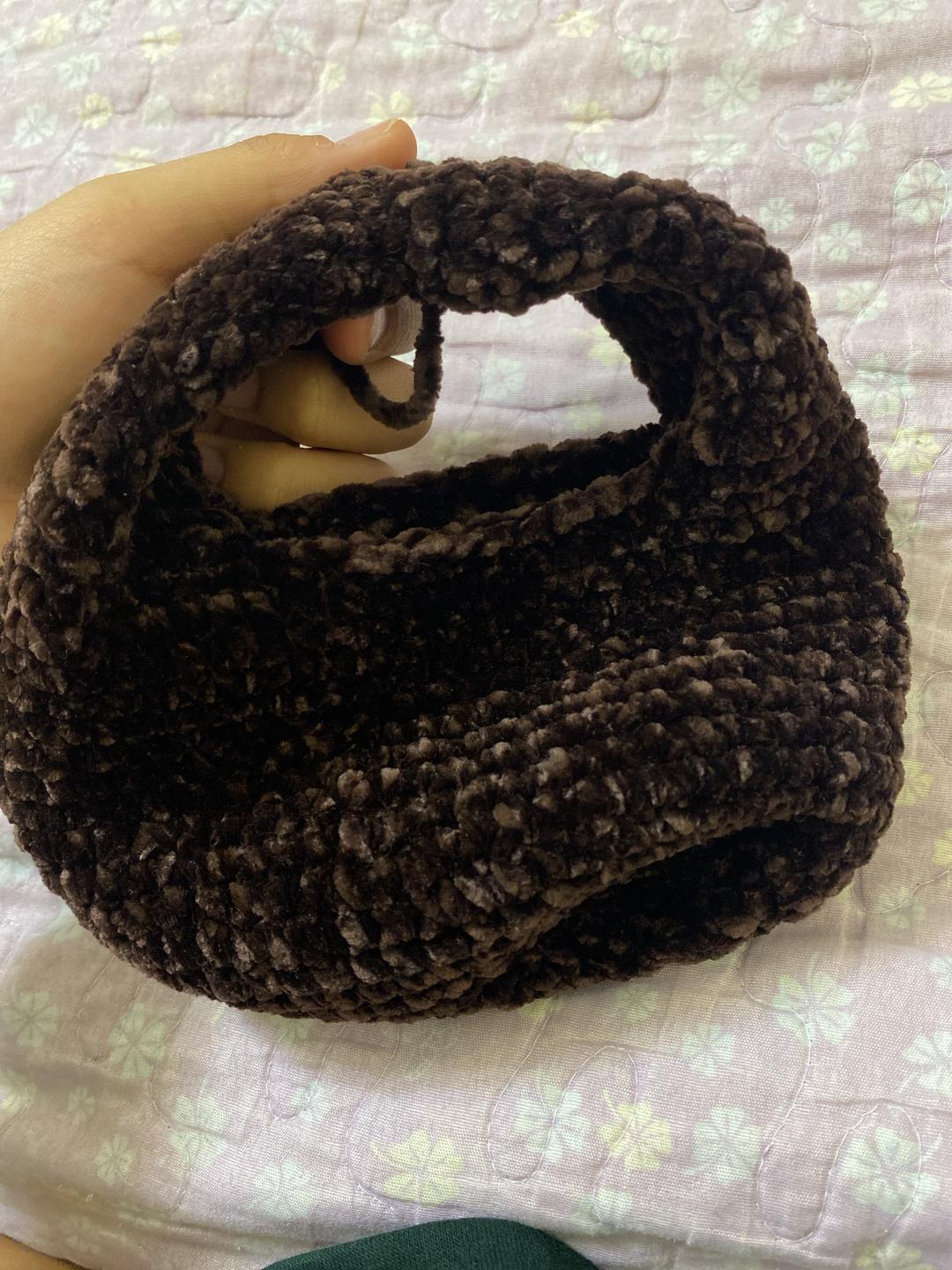 Handmade (ручная работа) Вязаная мини-сумка — фото 2