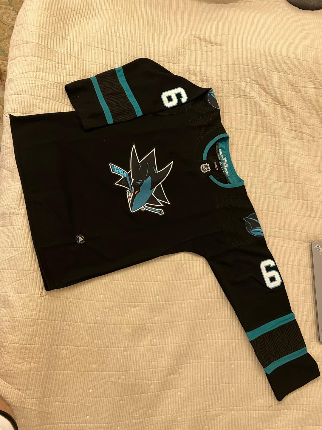 Adidas adidas хоккейный свитер San Jose Sharks — фото 2