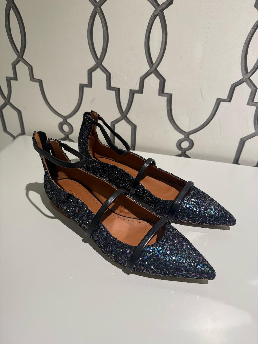 Malone Souliers Балетки с глиттером — фото 2