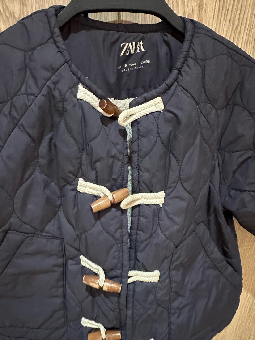 Zara Стеганая куртка ZARA для девочки — фото 2