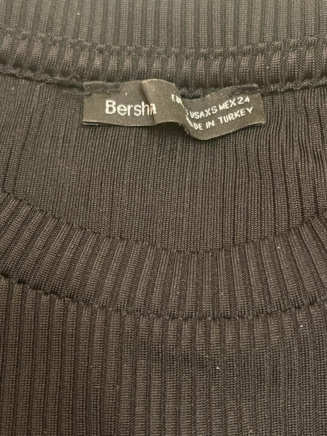 Bershka Лонгслив Bershka со стразами — фото 2