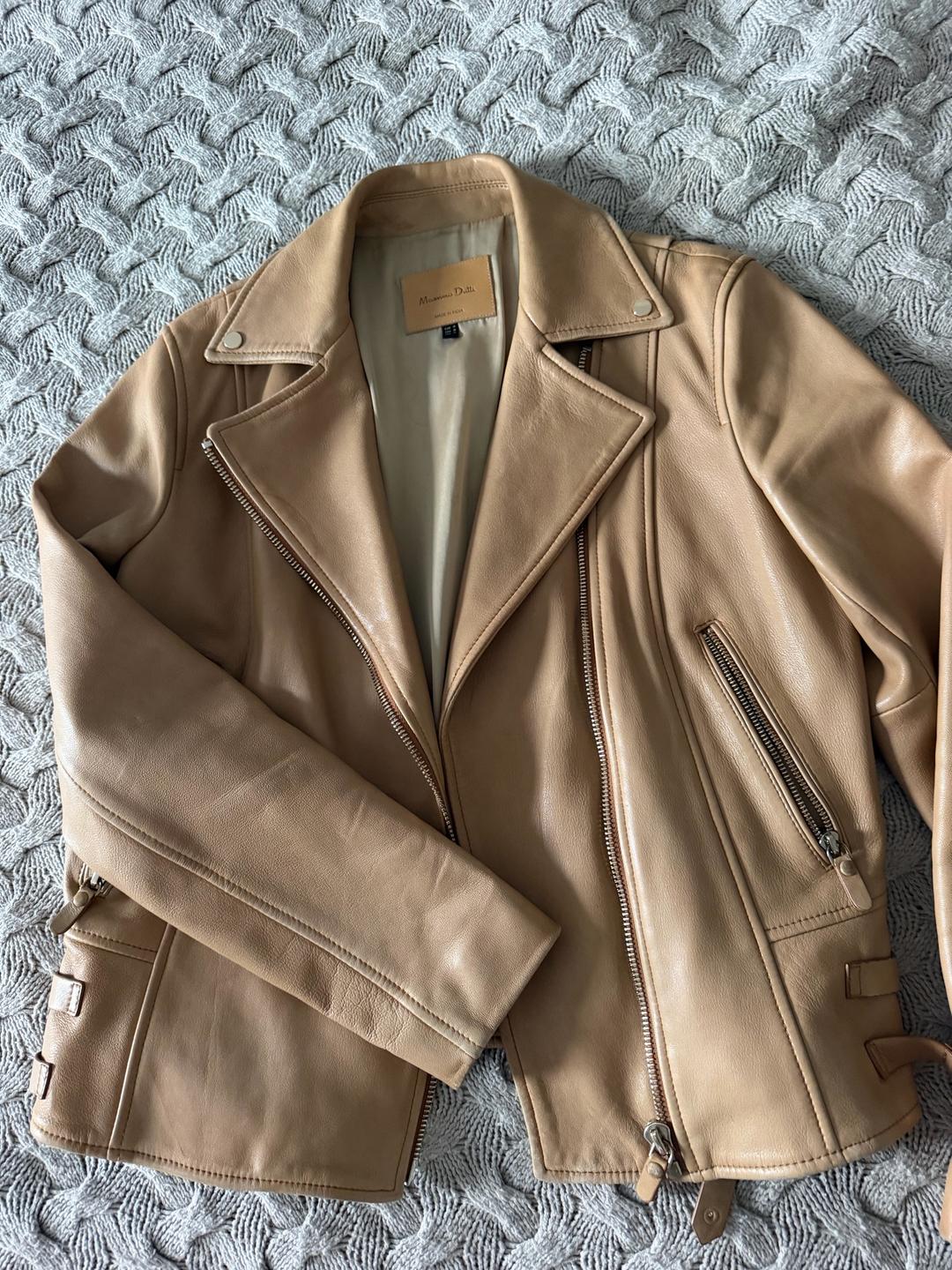 Massimo Dutti Кожаная куртка косуха Massimo Dutti — фото 2