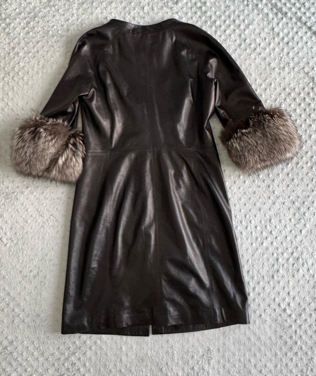 Punto Fashion Кожаное пальто — фото 2