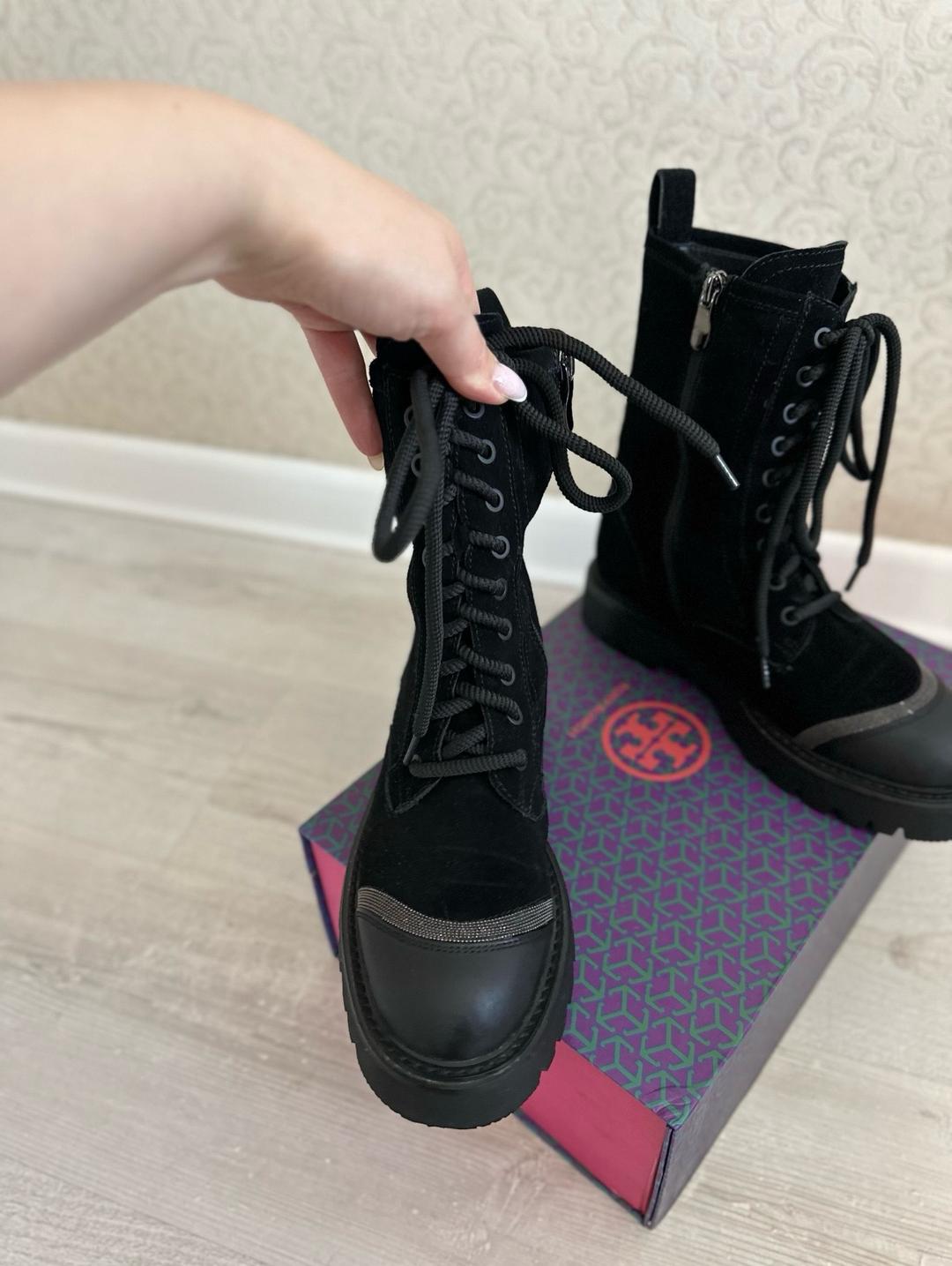 Tory Burch Зимние ботинки натуралка — фото 2
