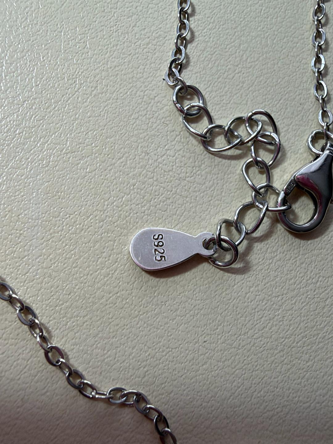 Колье с кольцом из серебра 925 — фото 2