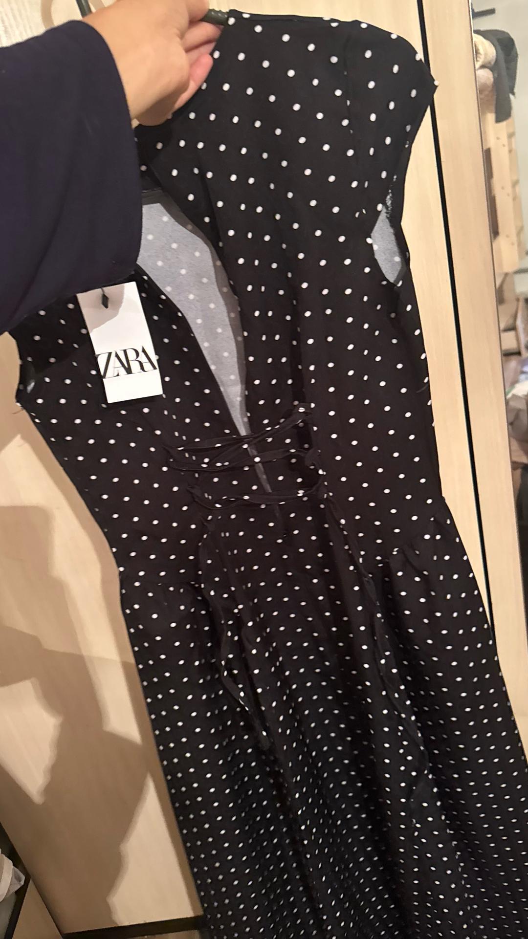 Zara Платье ZARA в горошек — фото 2