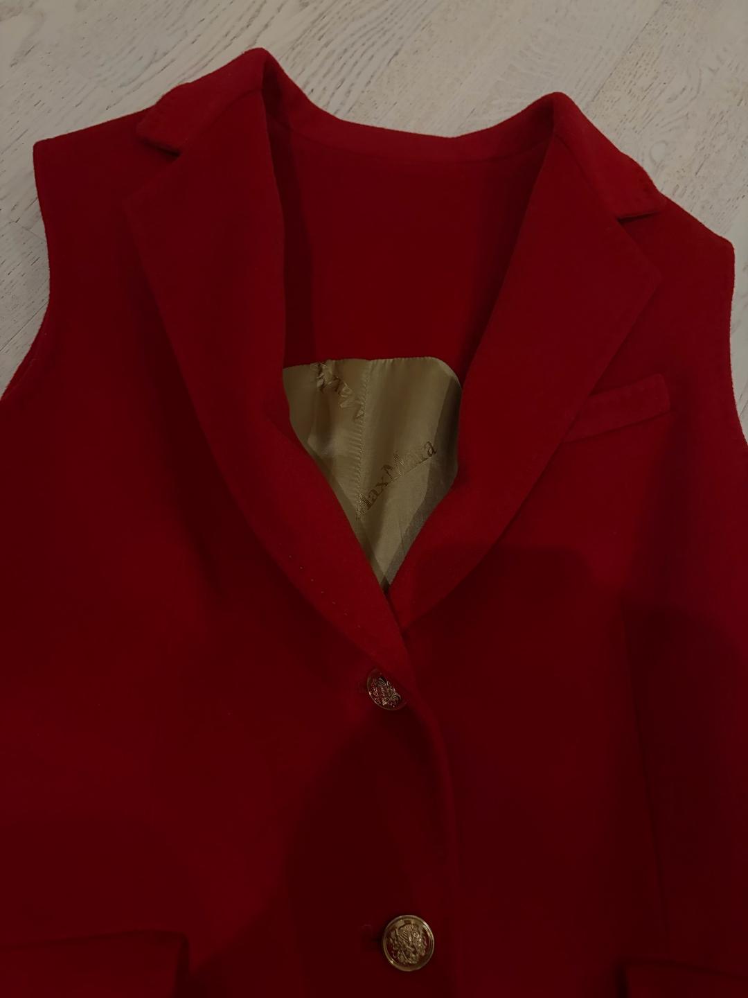 Max Mara Красный Жилет Max Mara — фото 2