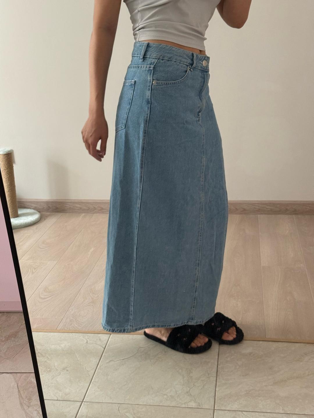 Bershka Джинсовая юбка — фото 2