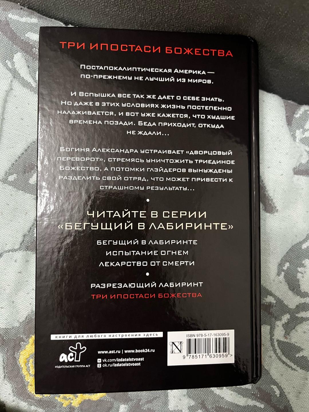 Джеймс Дэшнер Бегущий в лабиринте: Три ипостаси божества — фото 2