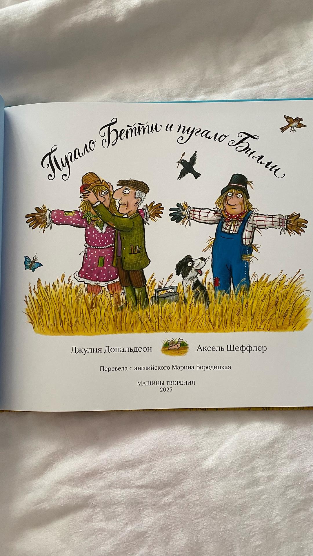 Джулия Дональдсон Книга Джулии Дональдсон «Пугало Бетти и пугало Билли» — фото 2