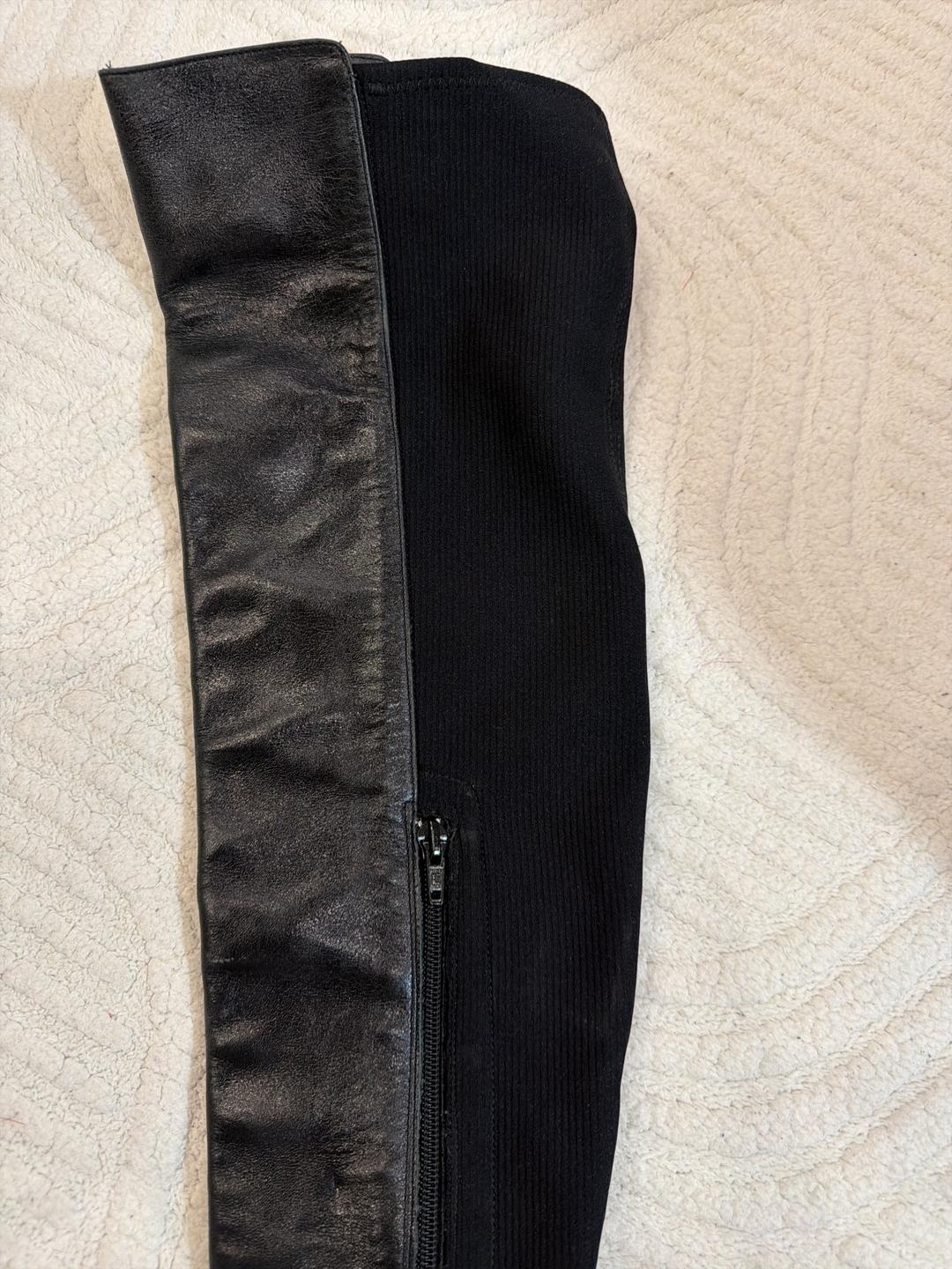 Zara Сапоги ботфорты — фото 2