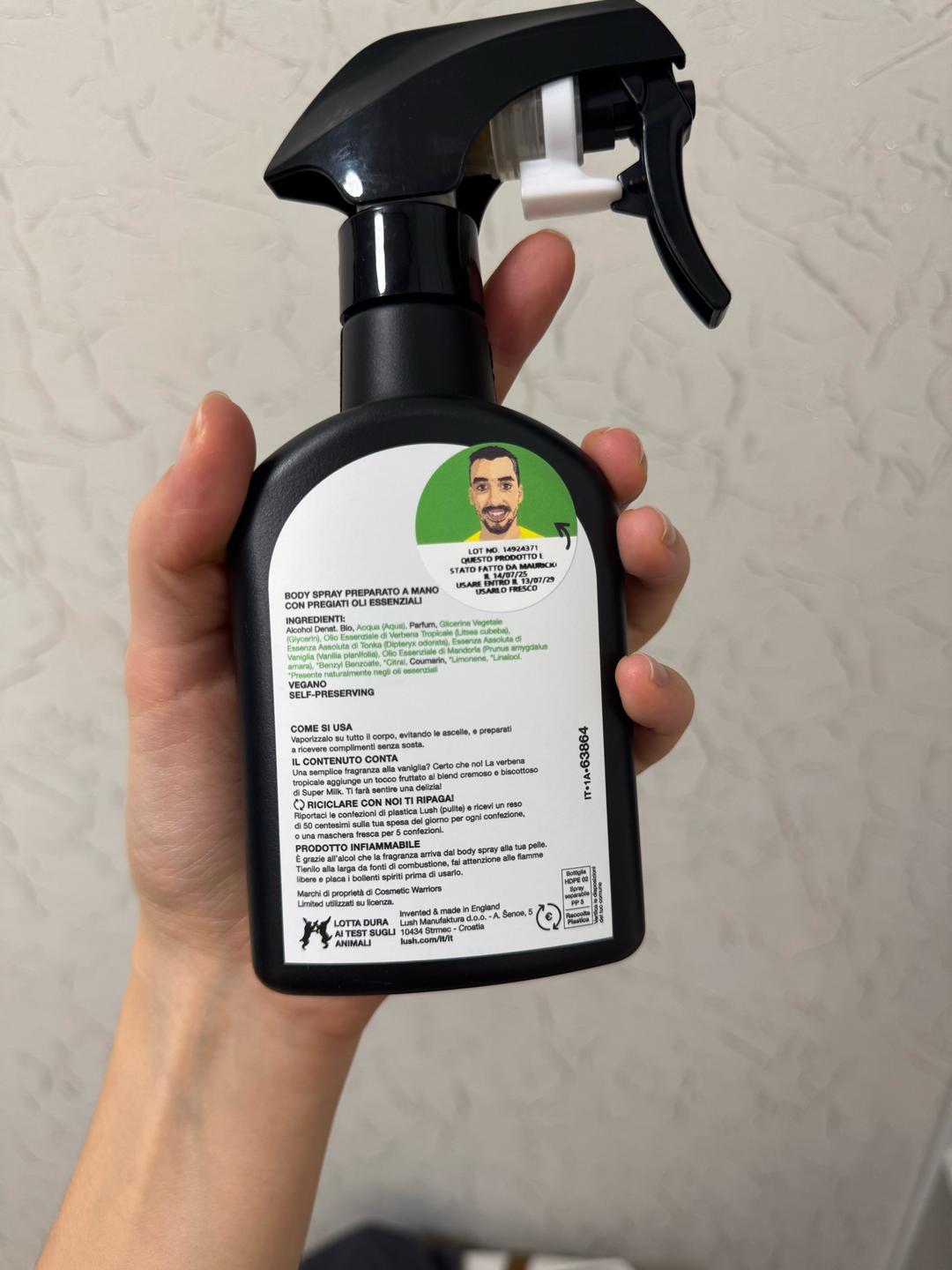 Lush Спрей для тела Lush парфюмированный super milk — фото 2