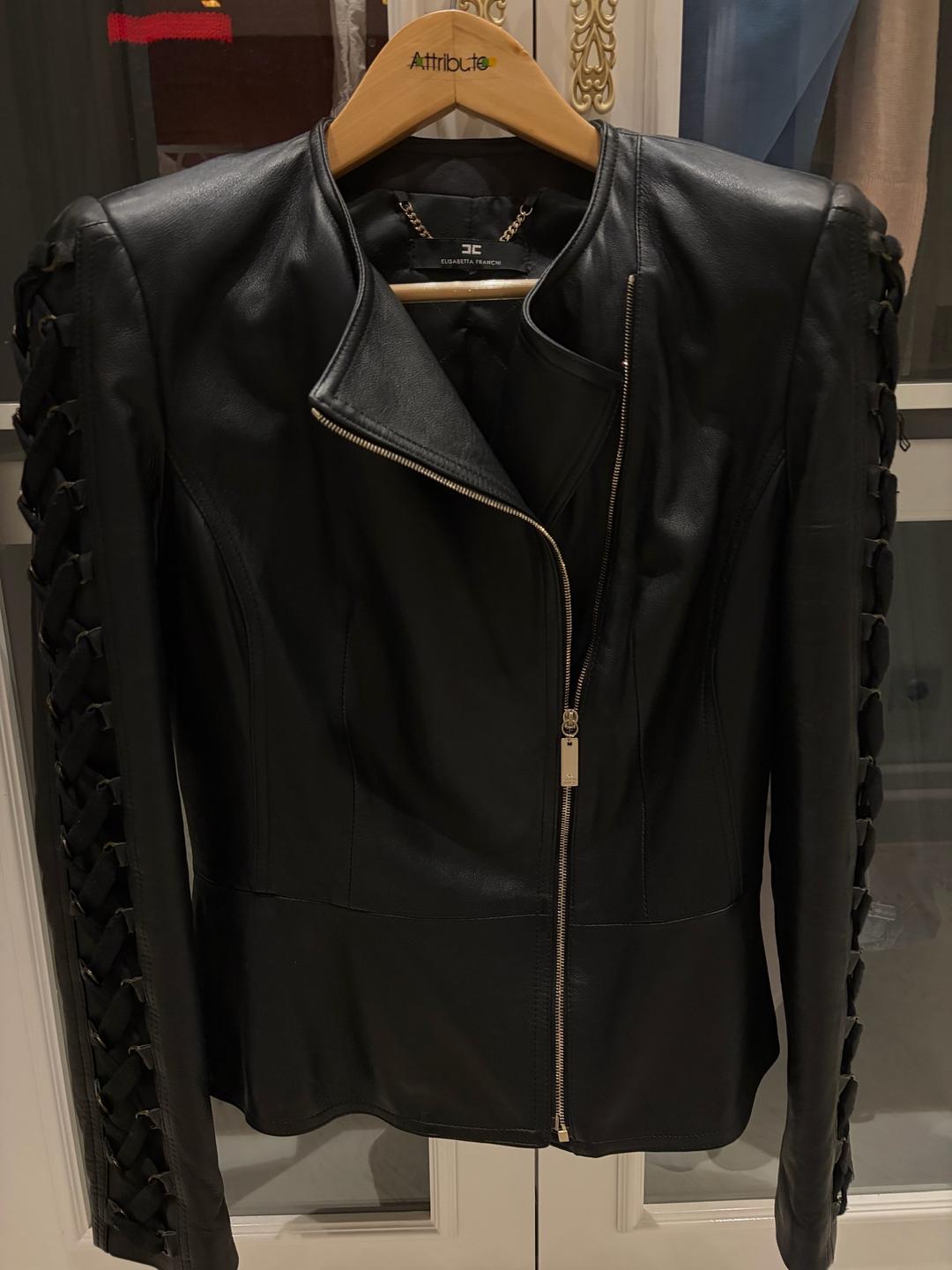 Elisabetta Franchi Кожаная Куртка Elisabetta Franchi — фото 2
