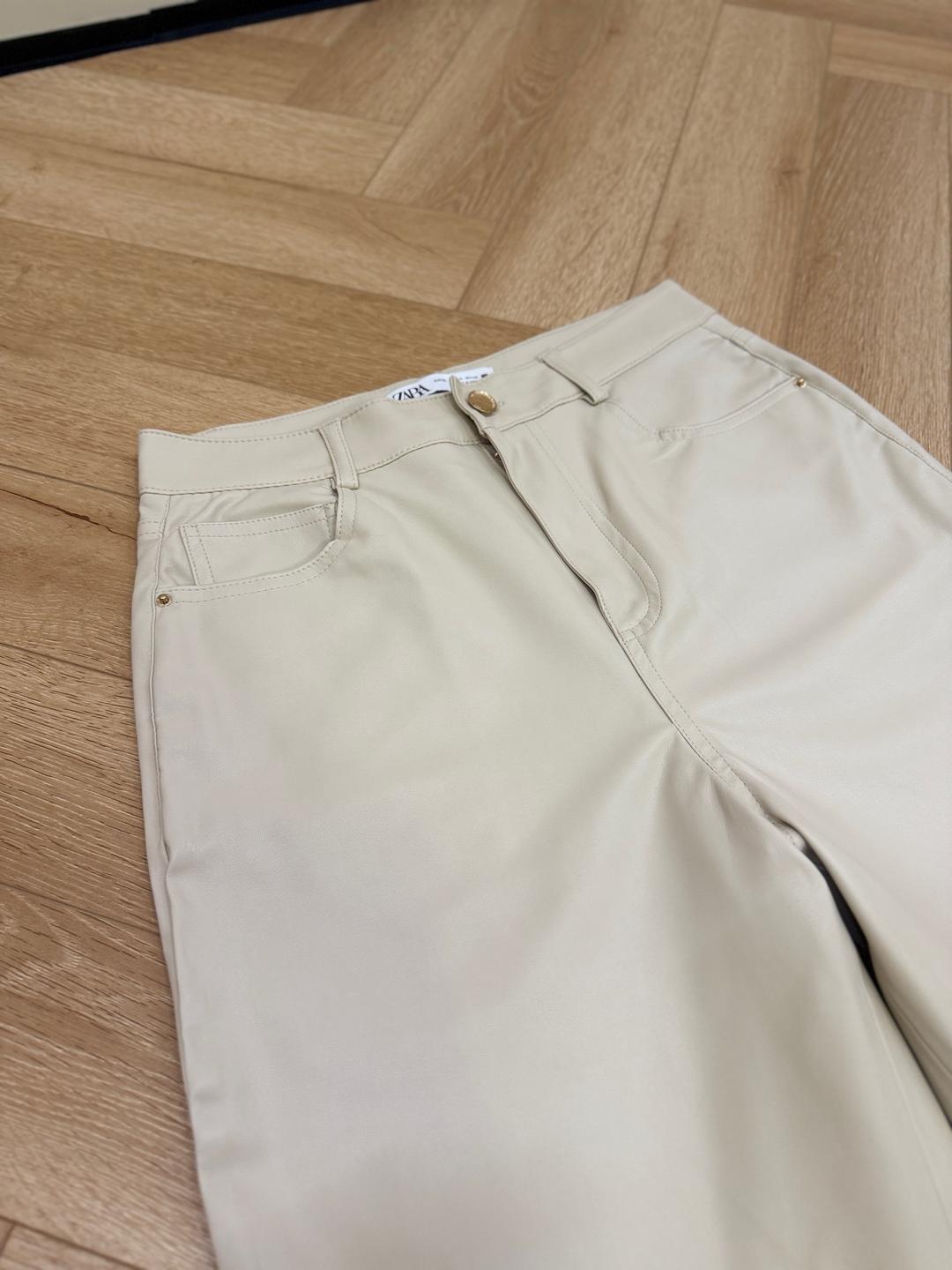 Zara Брюки ZARA из экокожи — фото 2