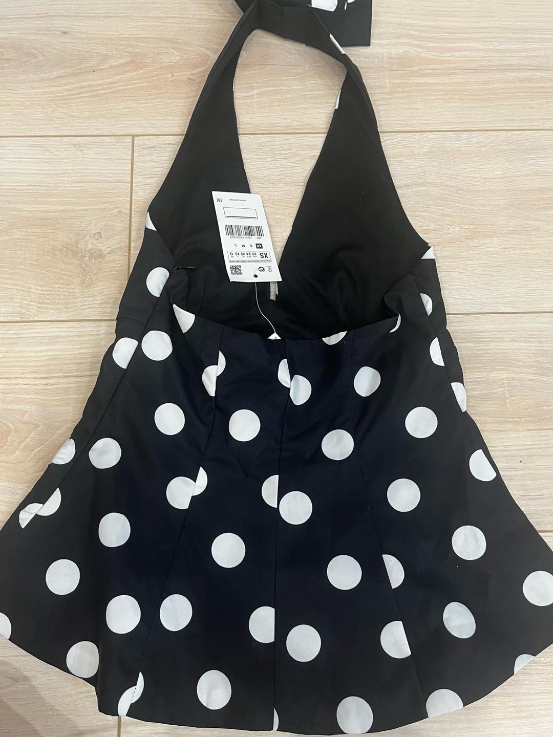 Zara Топ в горошек — фото 2