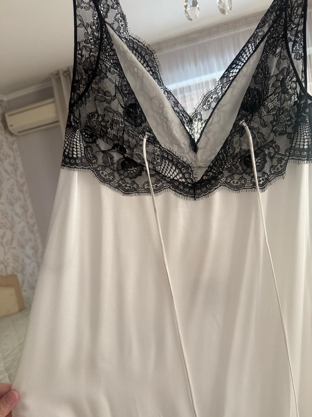 Zara Платье комбинация с кружевом Zara — фото 2