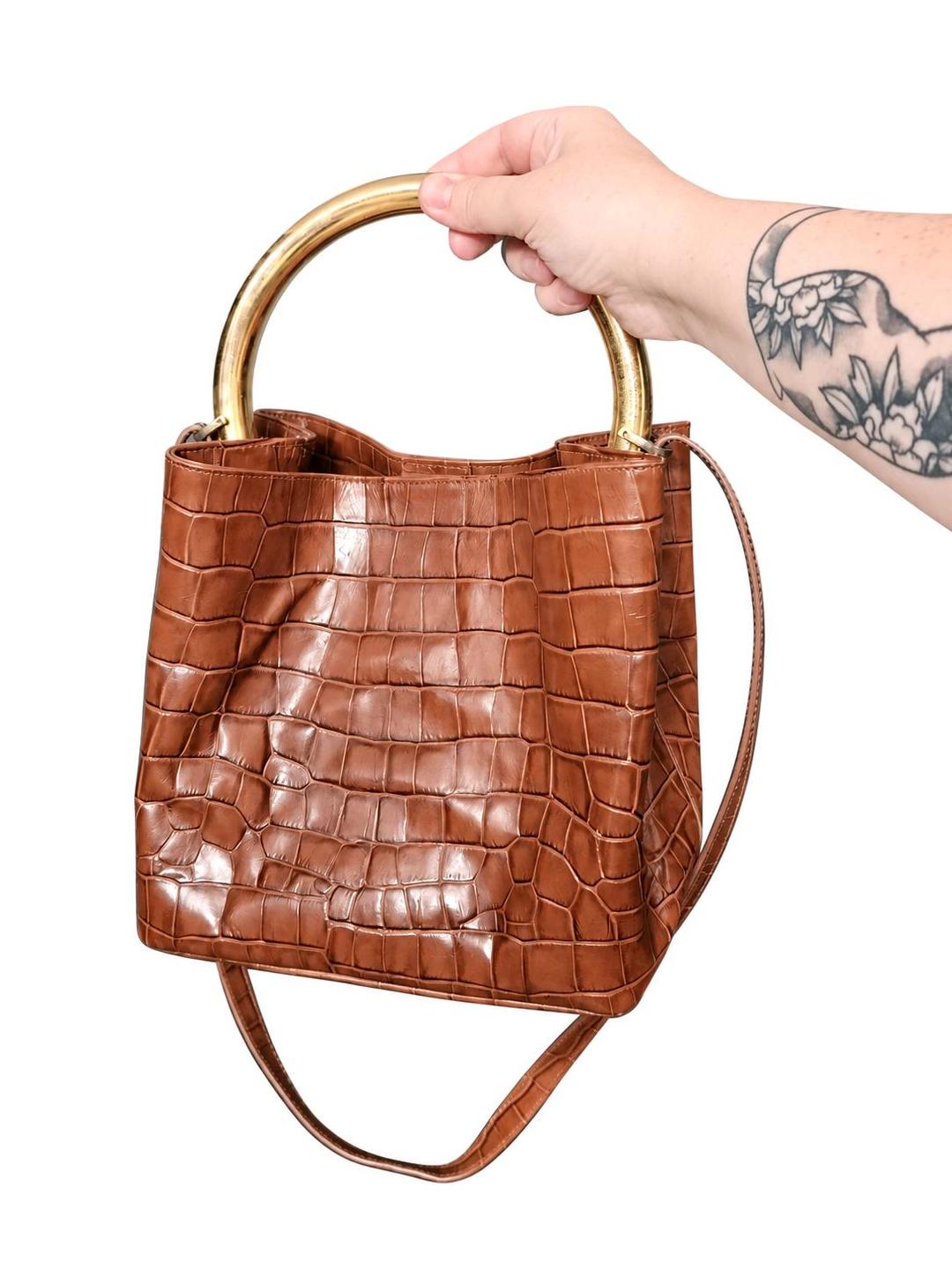 baldan Винтажная итальянская сумка BALDAN с золотой ручкой, Made in Italy — фото 2