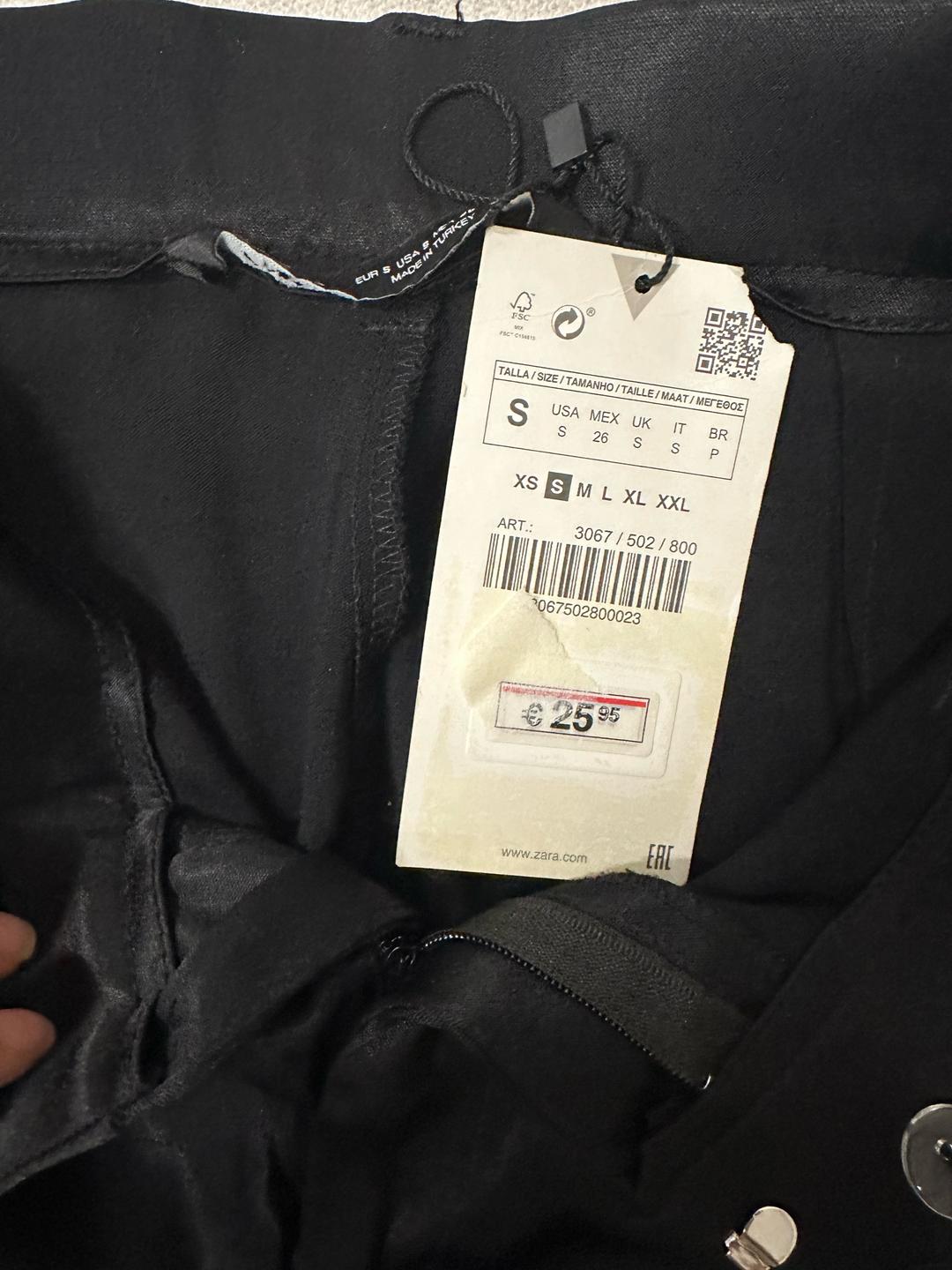 Zara Атласные брюки ZARA из вискозы — фото 2