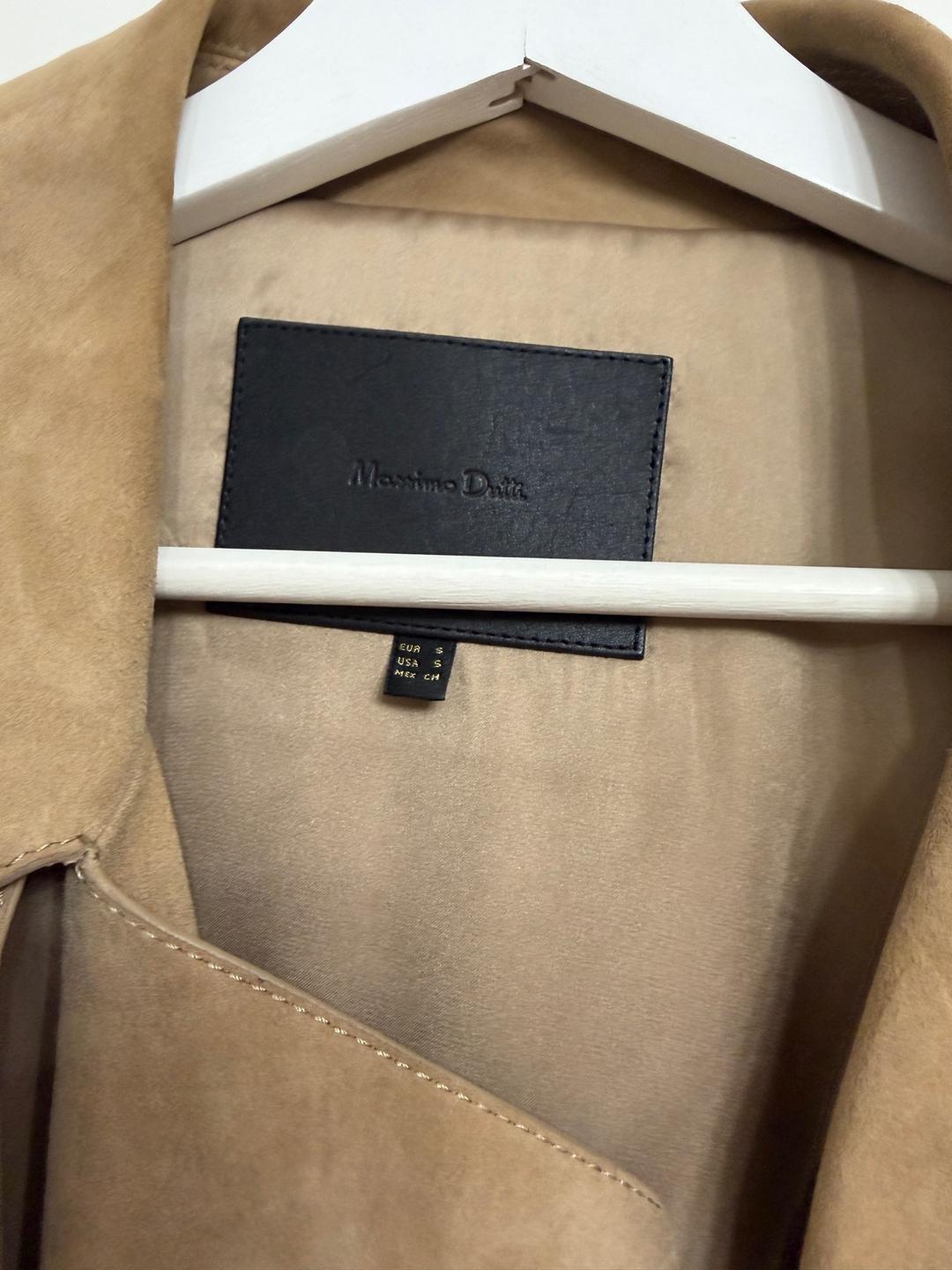 Massimo Dutti Замшевый тренч Massimo Dutti — фото 2