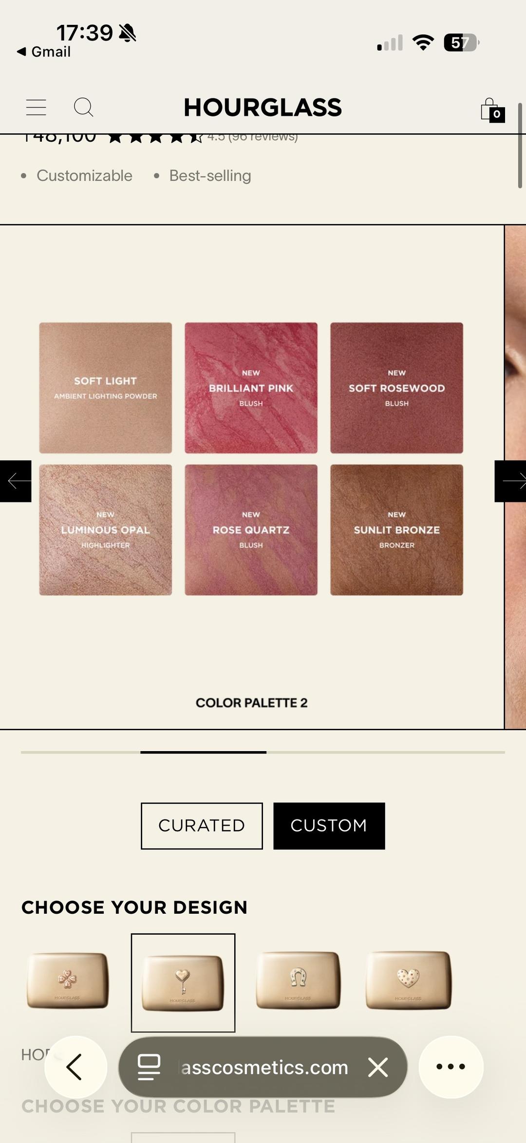 Hourglass Палетка Hourglass Custom Palette — фото 2