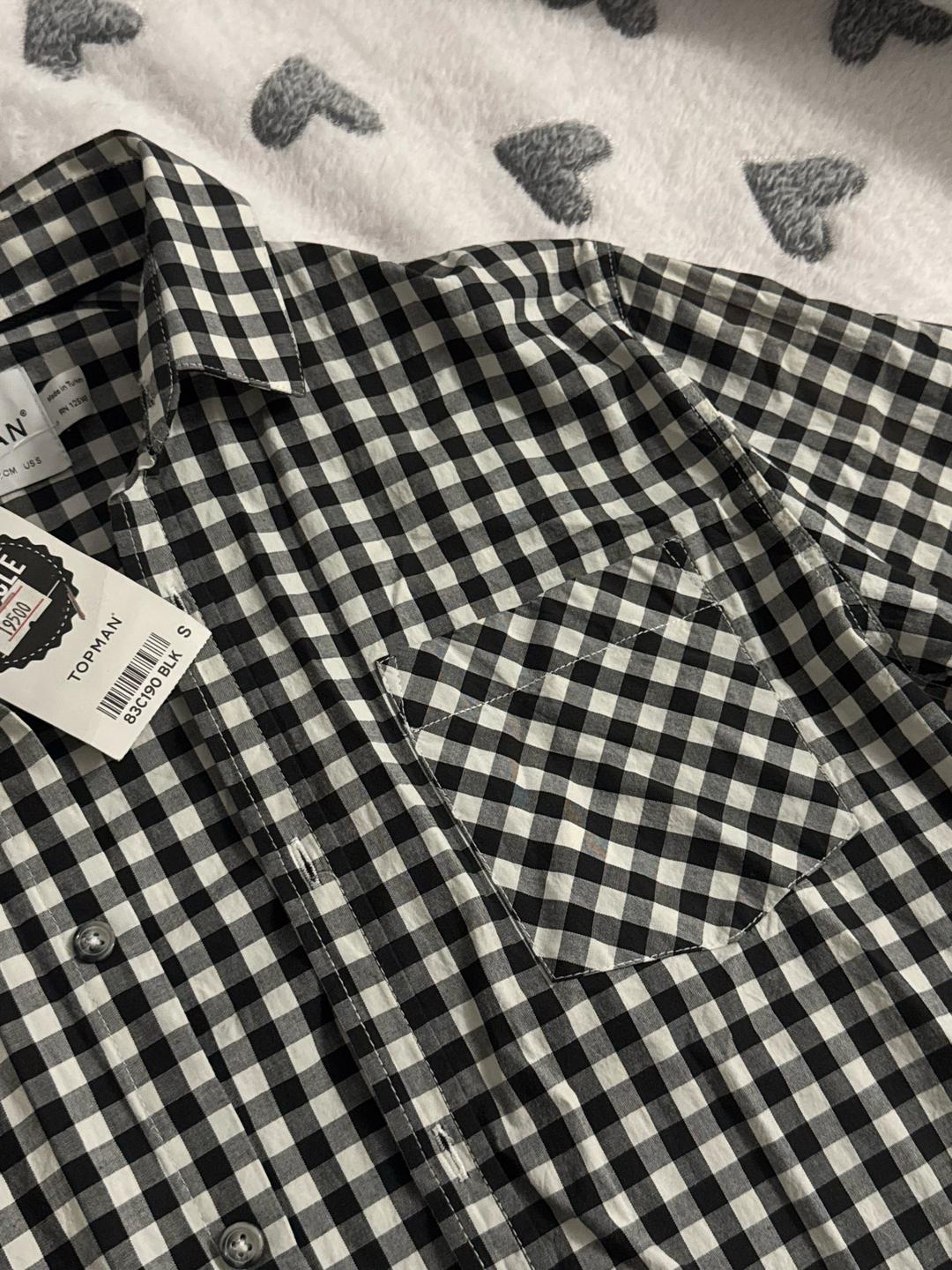 Topman Новая мужская рубашка Topman в клетку Vichy — фото 2