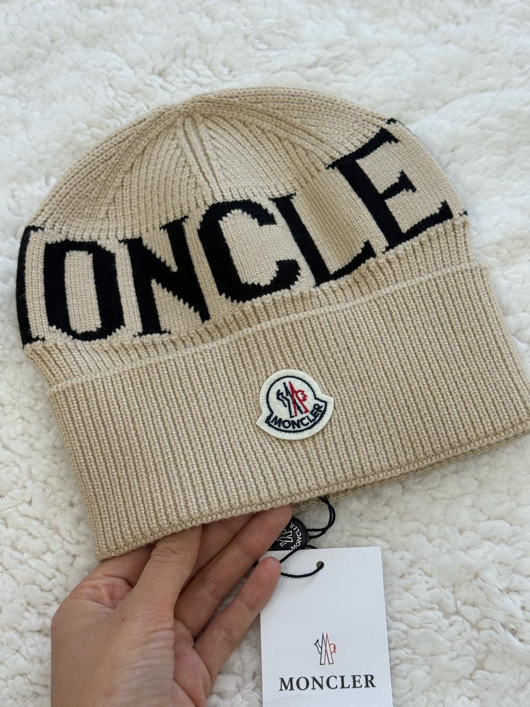 Moncler Шапка зимняя качественная головной убор НОВАЯ — фото 2
