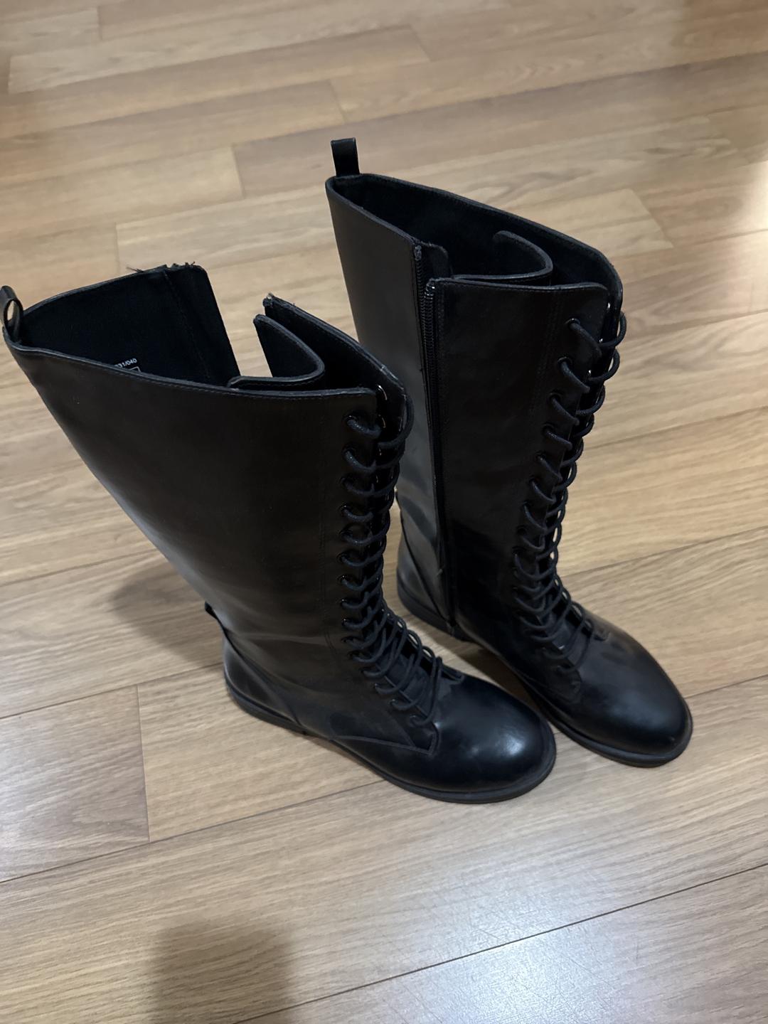 Zara Ботинки ZARA на шнуровке — фото 2