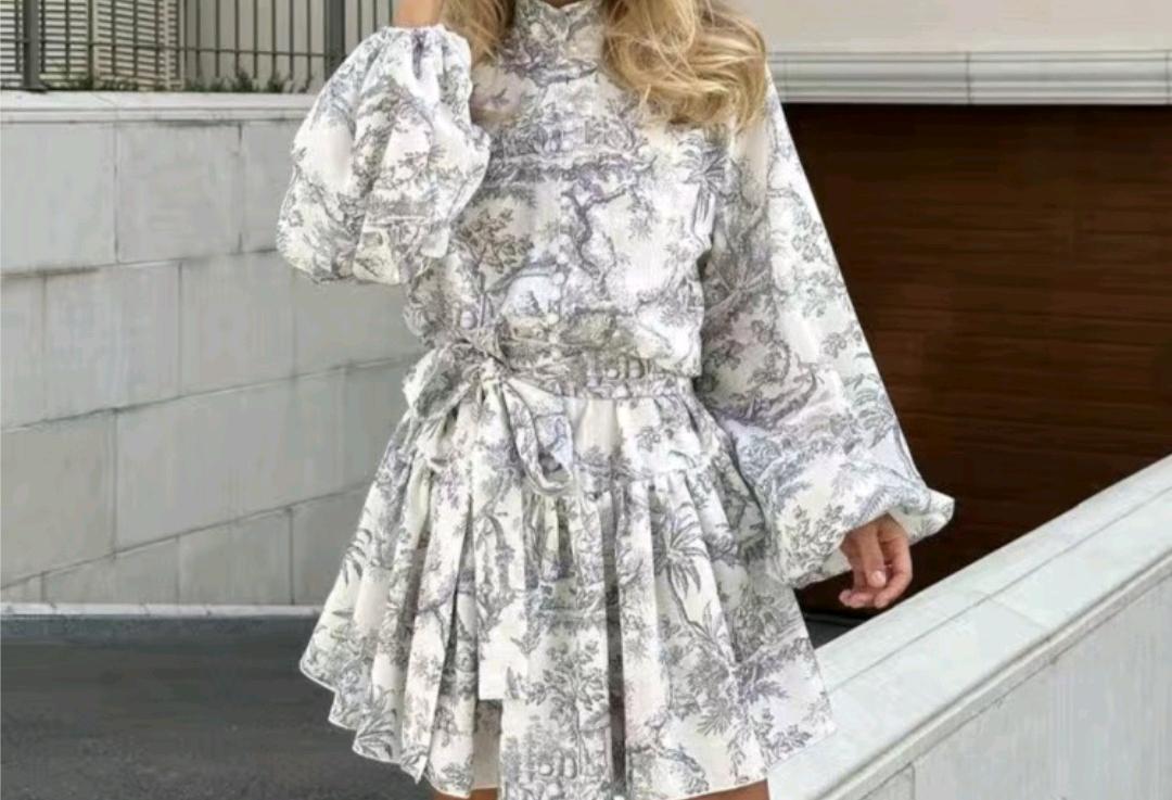 Zara белое платье — фото 2