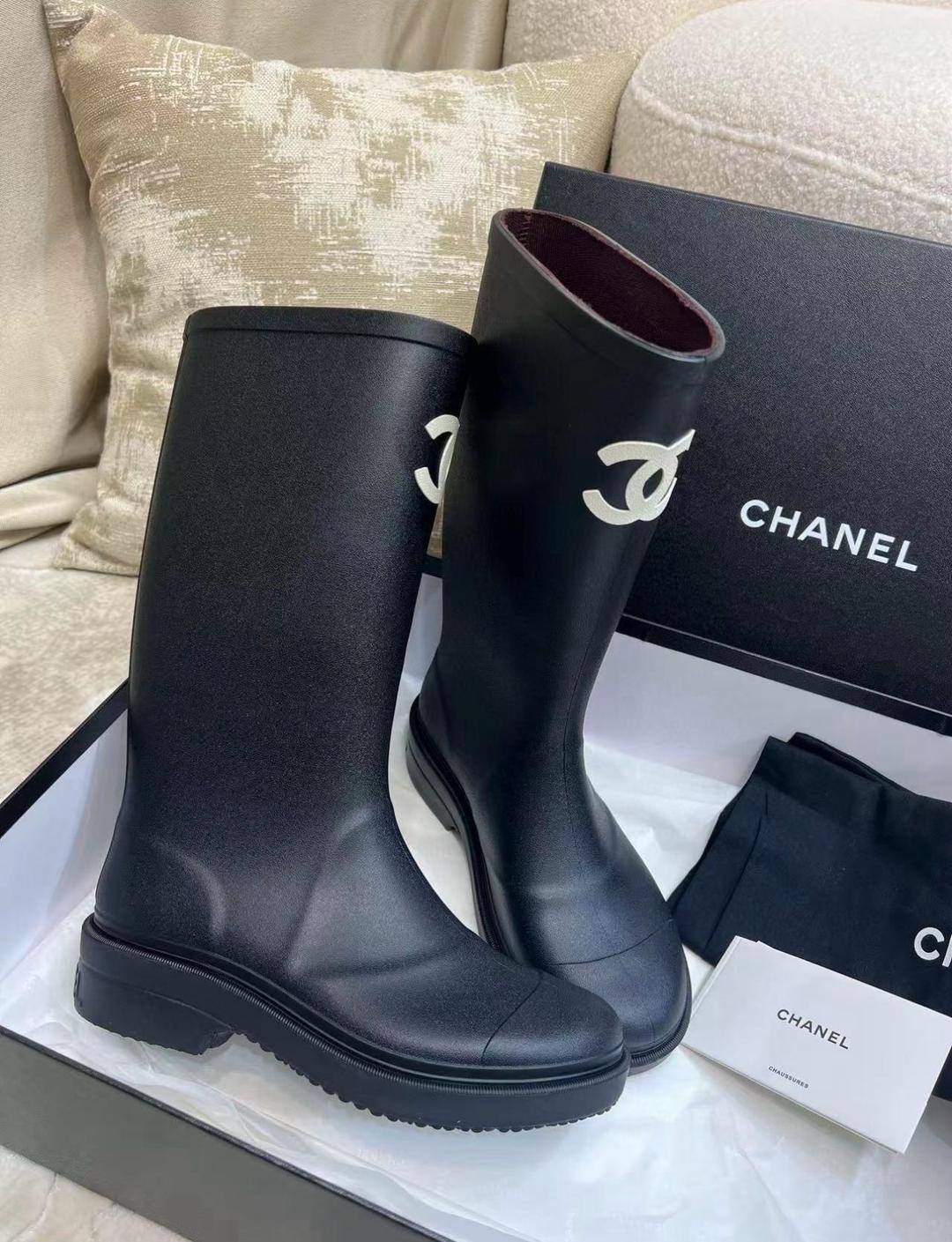 Chanel CHANEL резиновые сапоги — фото 2