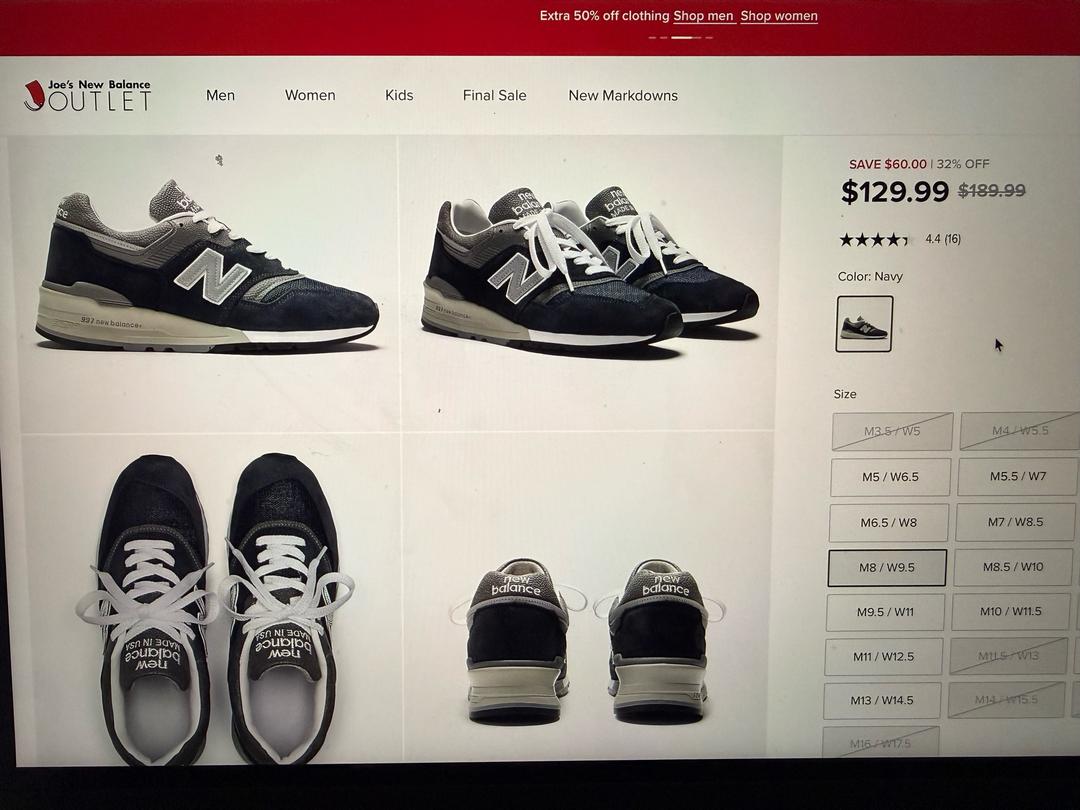 New Balance Кроссовки New Balance 997 — фото 2