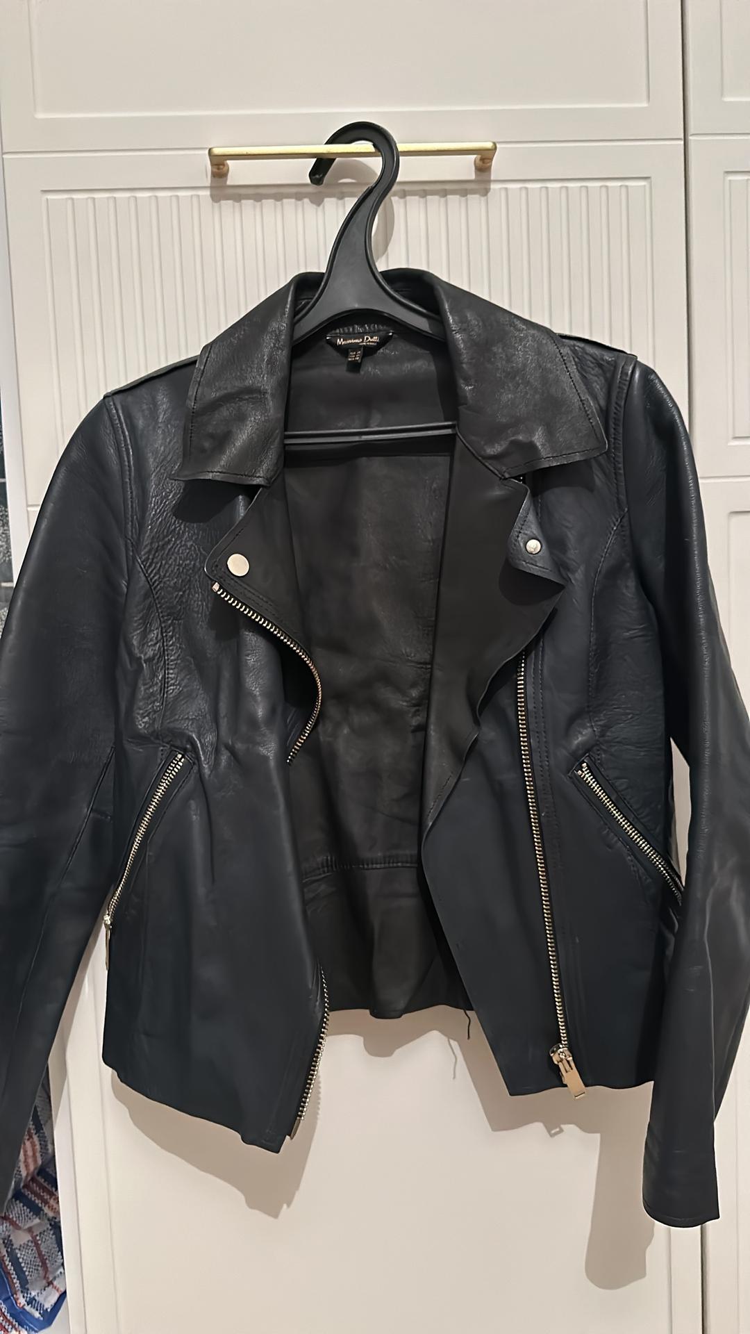 Massimo Dutti Кожаная куртка косуха Massimo Dutti — фото 2