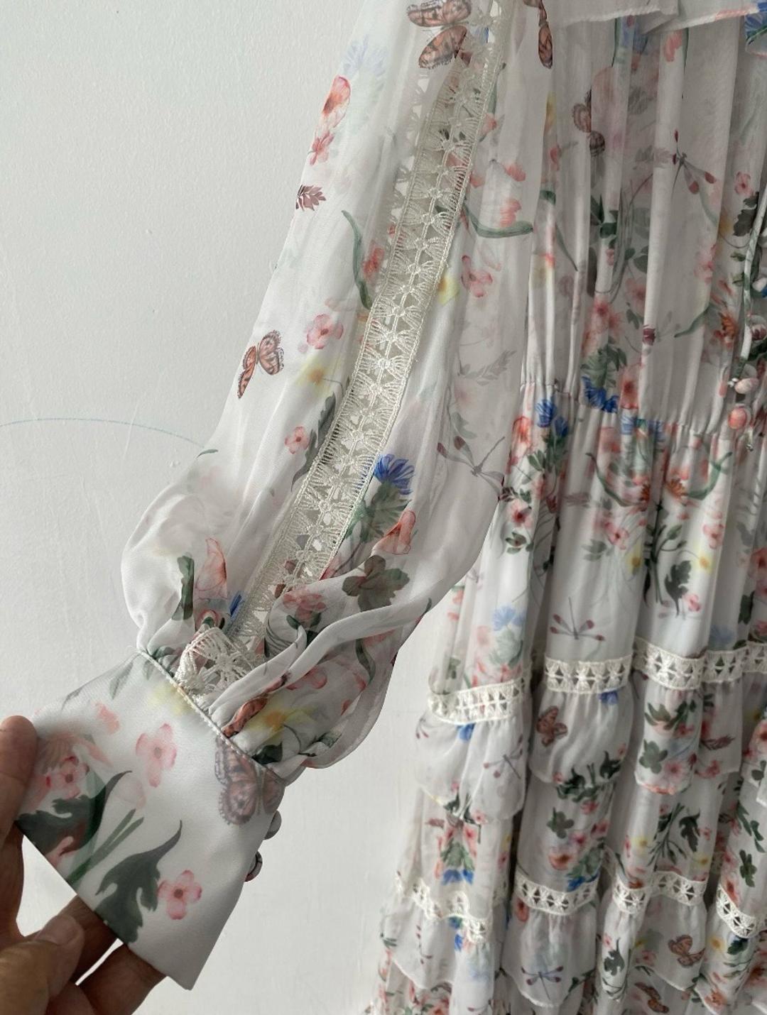 Comme des Garçons PLAY Платье Robe de Rêve с цветочным принтом — фото 2