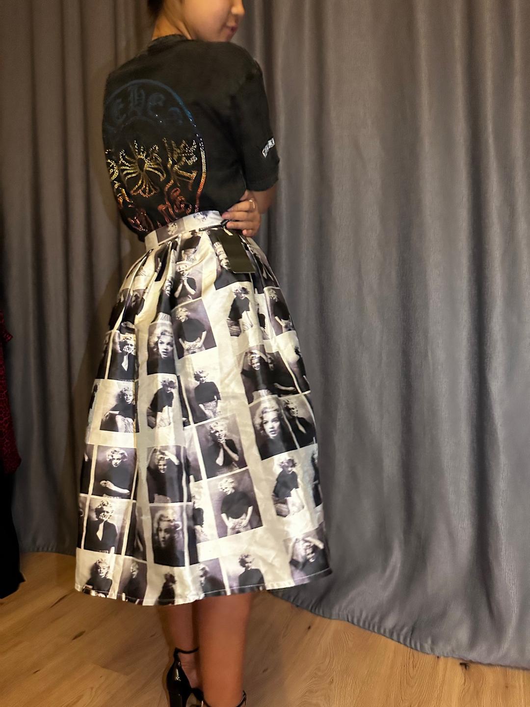 Dolce & Gabbana Юбка миди с принтом — фото 2