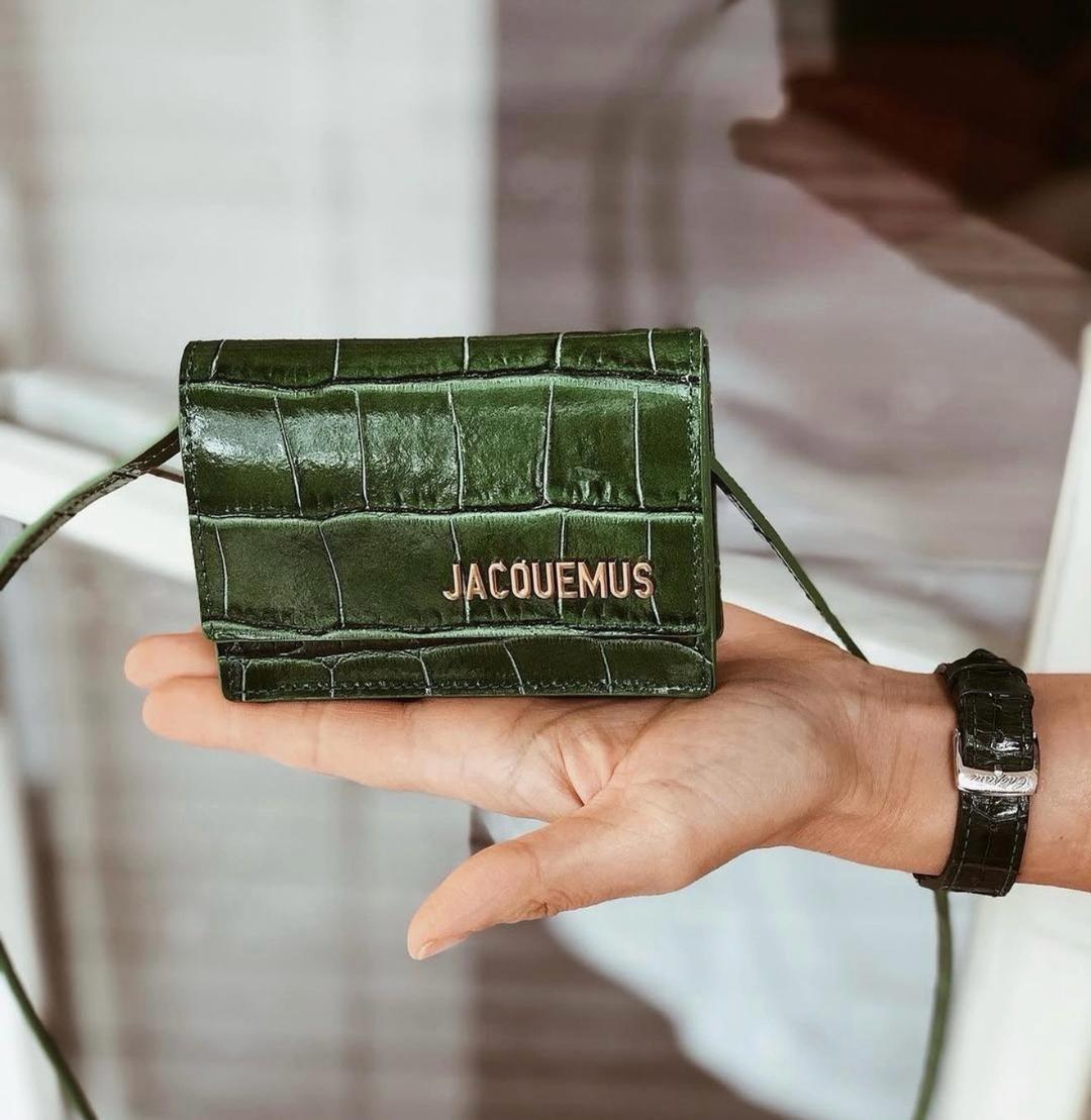 Jacquemus Мини-сумка Jacquemus кроко — фото 2
