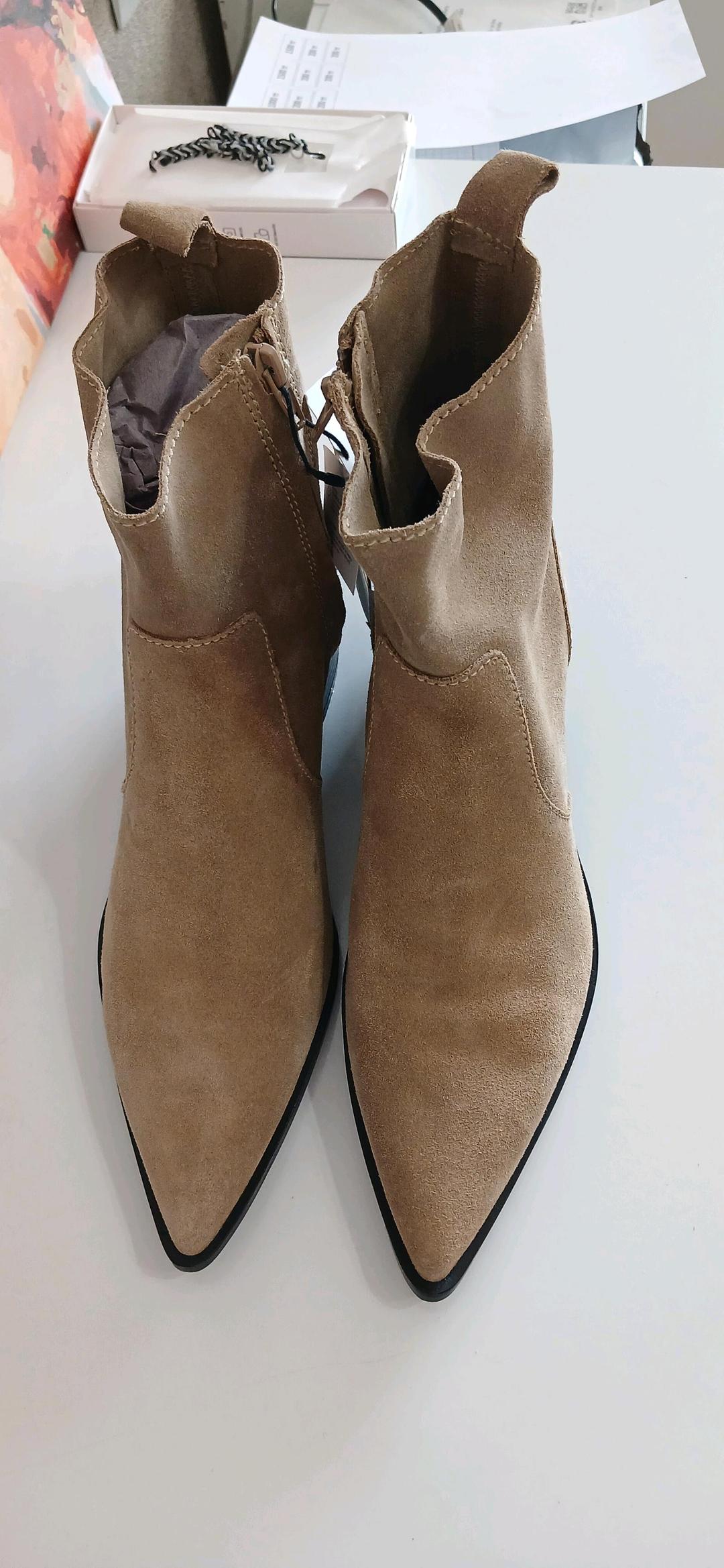 Zara Ботинки казаки Zara 40 — фото 2