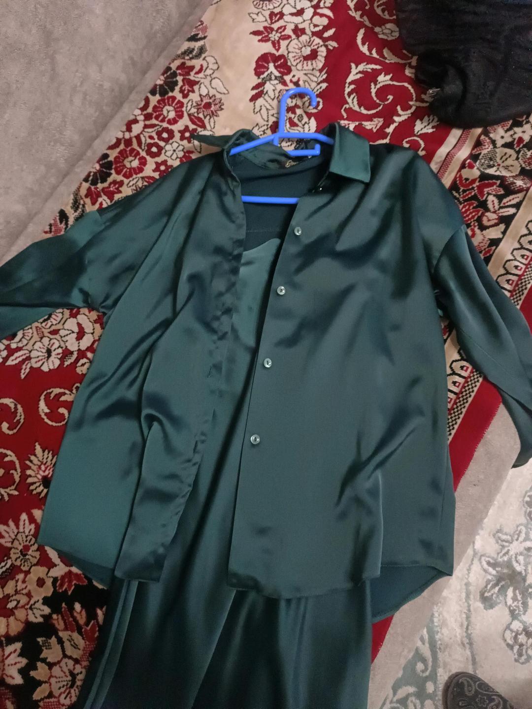 Dinur fashion Изумрудное платье — фото 2